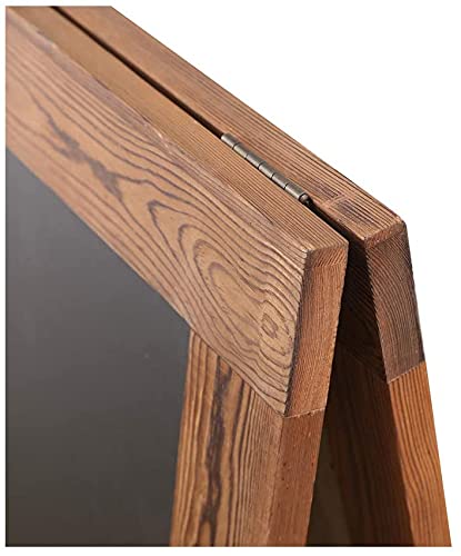 Rustic Magnetic A-Frame Double-Sided Chalkboard Sign - 40
