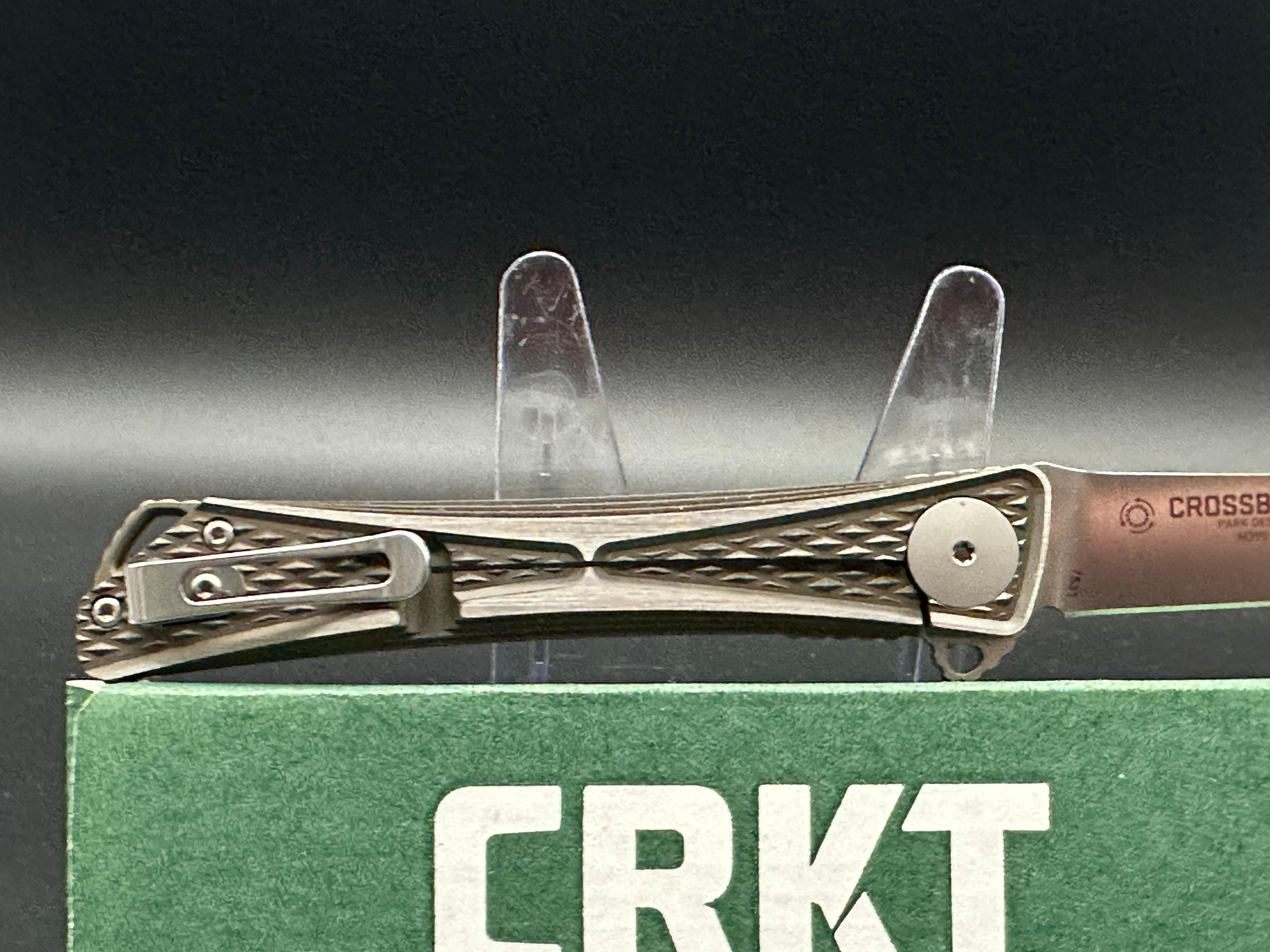 CRKT Crossbones Limited Edition Liner Lock Folding Knife - 3.5