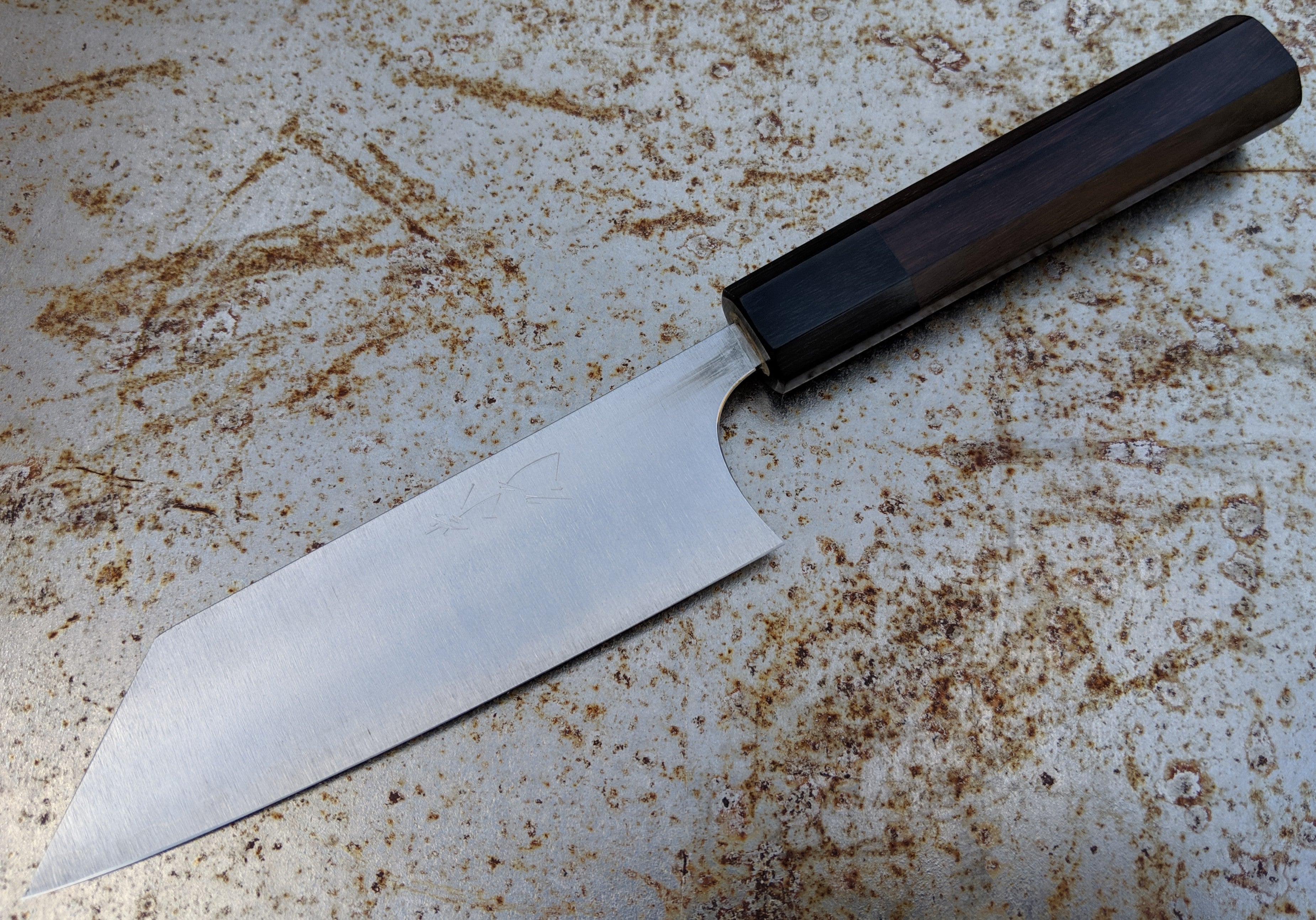 Premium Shibata Kotetsu R2 135mm Ko Bunka Japanese Kitchen Knife - High Carbon Stainless Steel Blade for Precision Slicing, Dicing & Vegetable Prep - Perfect for Home Chefs & Professional Kitchens