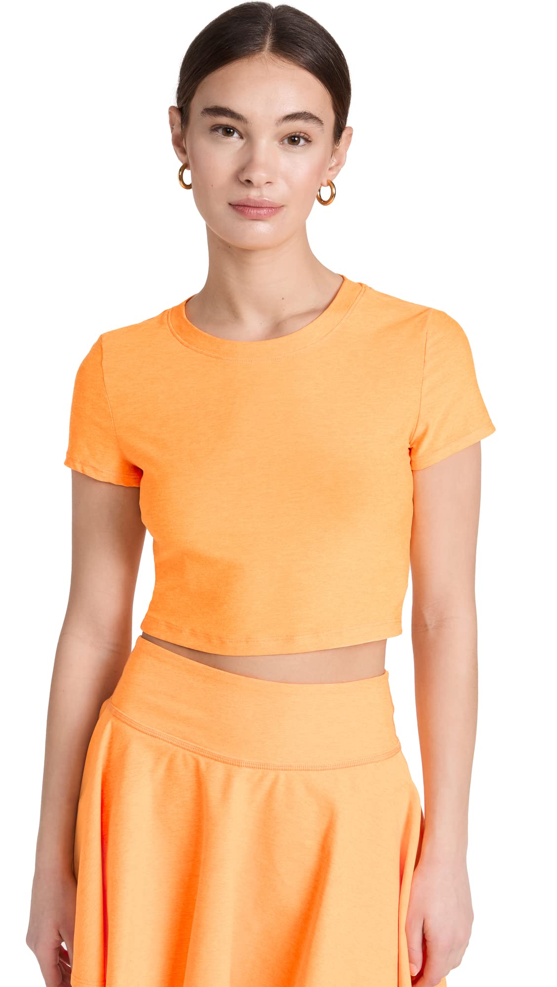 Beyond Yoga Women's Featherweight Perspective Cropped Top - Lightweight Workout Tank for Yoga, Running & Gym - Breathable Activewear for Women