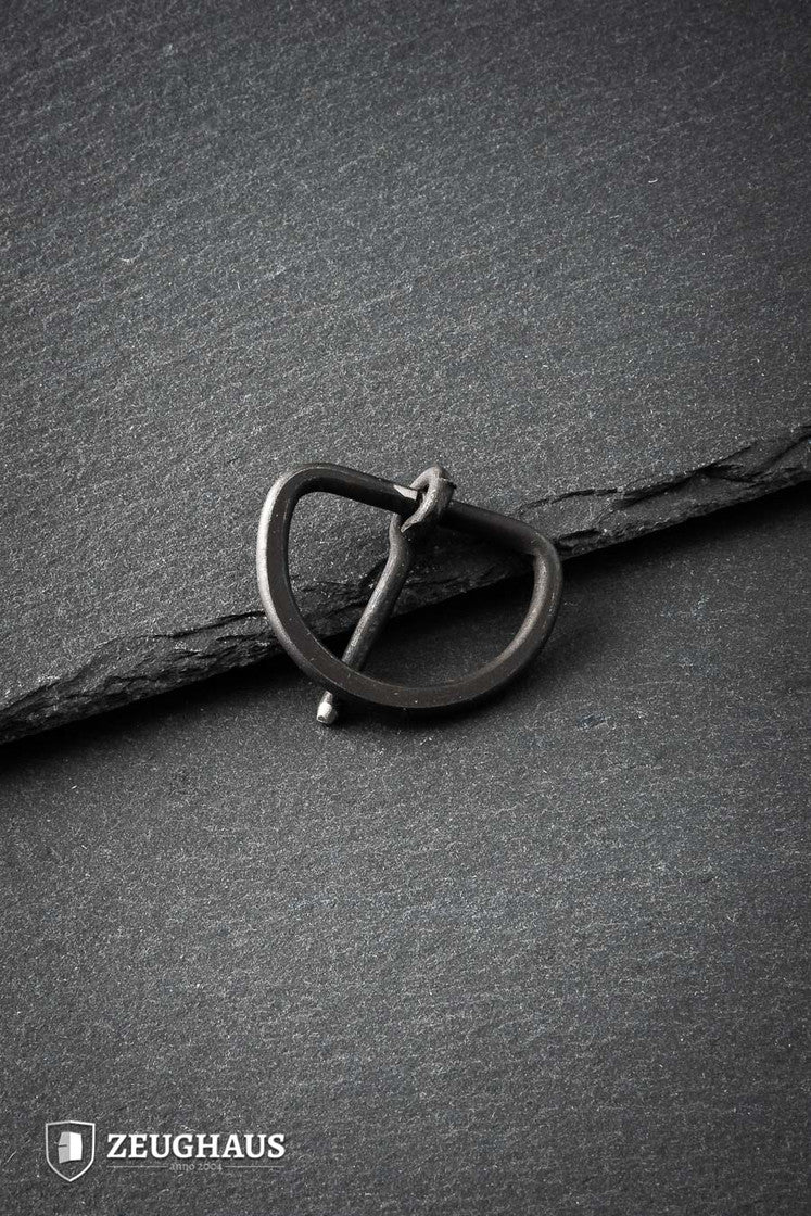 Hand Forged Black Buckle 33mm x 41mm - Premium B Stock for Leather Belts, Straps & DIY Craft Projects