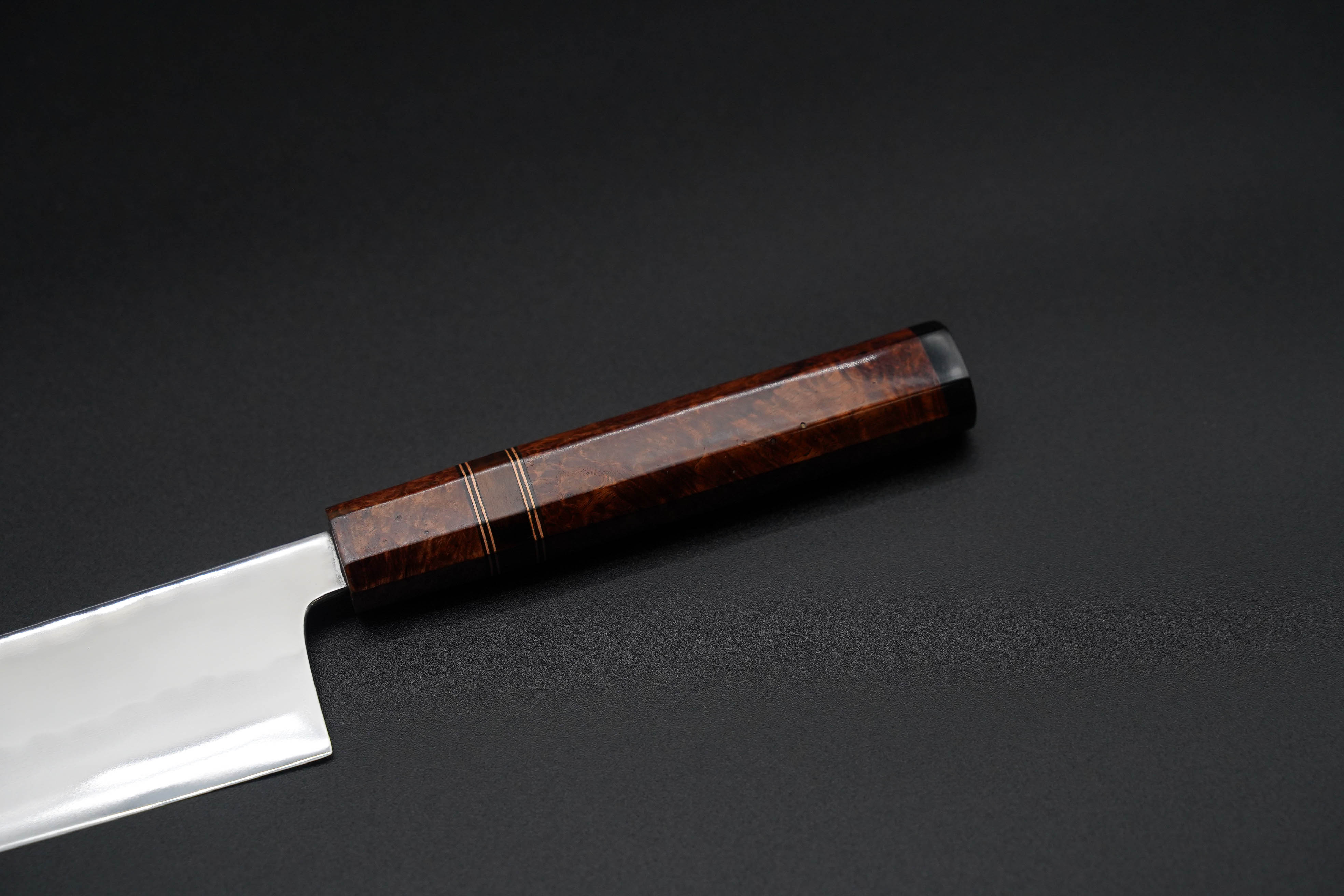 Premium Narra Chef Knife 220mm K-Tip Gyuto Japanese Kitchen Knife - High Carbon Steel Blade for Professional Chefs & Home Cooking, Perfect for Slicing, Dicing & Meat Preparation