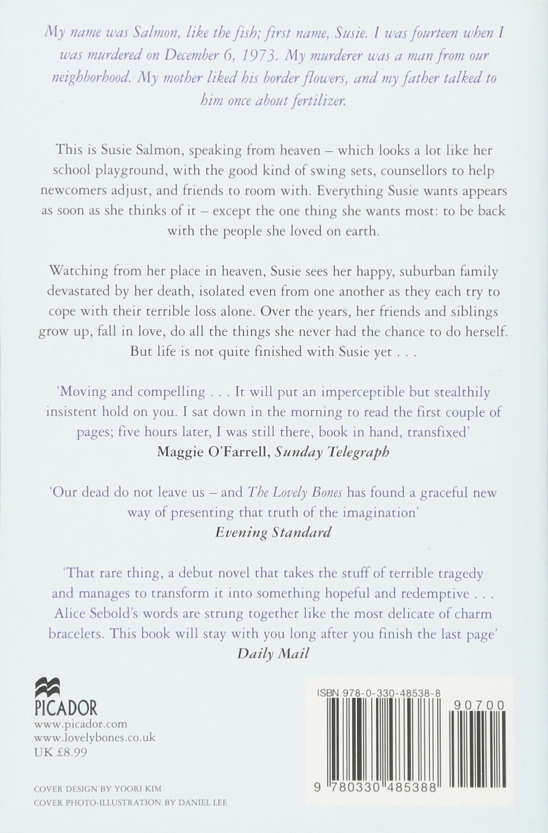 The Lovely Bones by Alice Sebold - Bestselling Novel About Life After Loss | Perfect for Book Clubs & Grief Support