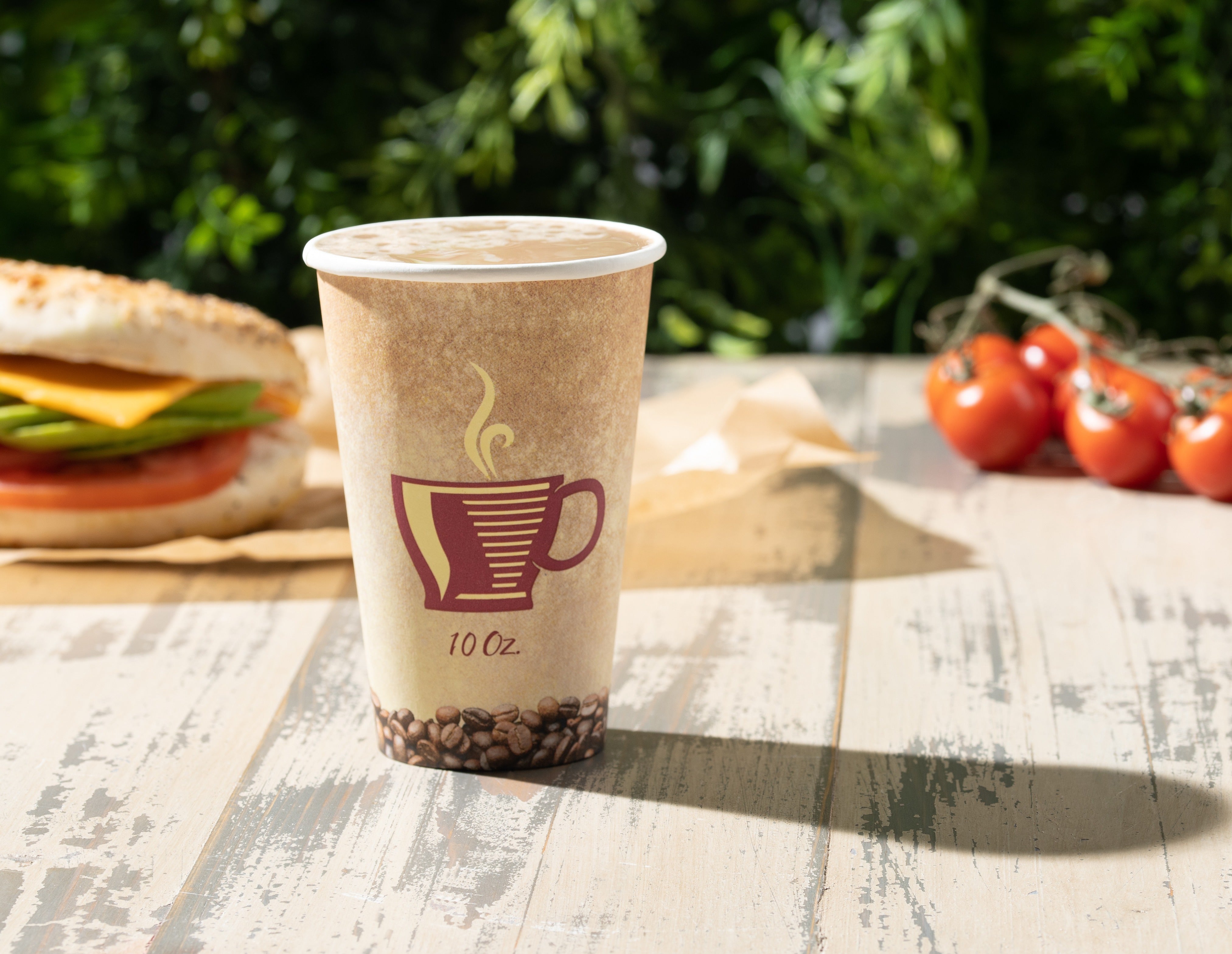 Eco-Friendly Disposable Paper Coffee Cups with Lids - 12oz/16oz Bulk Pack for Hot & Cold Beverages - Perfect for Office, Cafes, and Home Use
