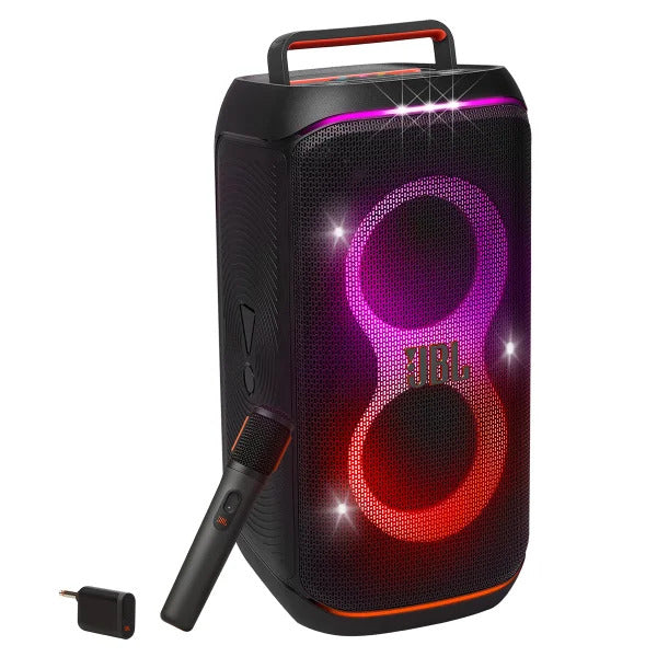 JBL PartyBox 120 Portable Bluetooth Party Speaker with Wireless Microphone - Powerful Outdoor/Indoor Sound System for Parties, Events & Home Entertainment