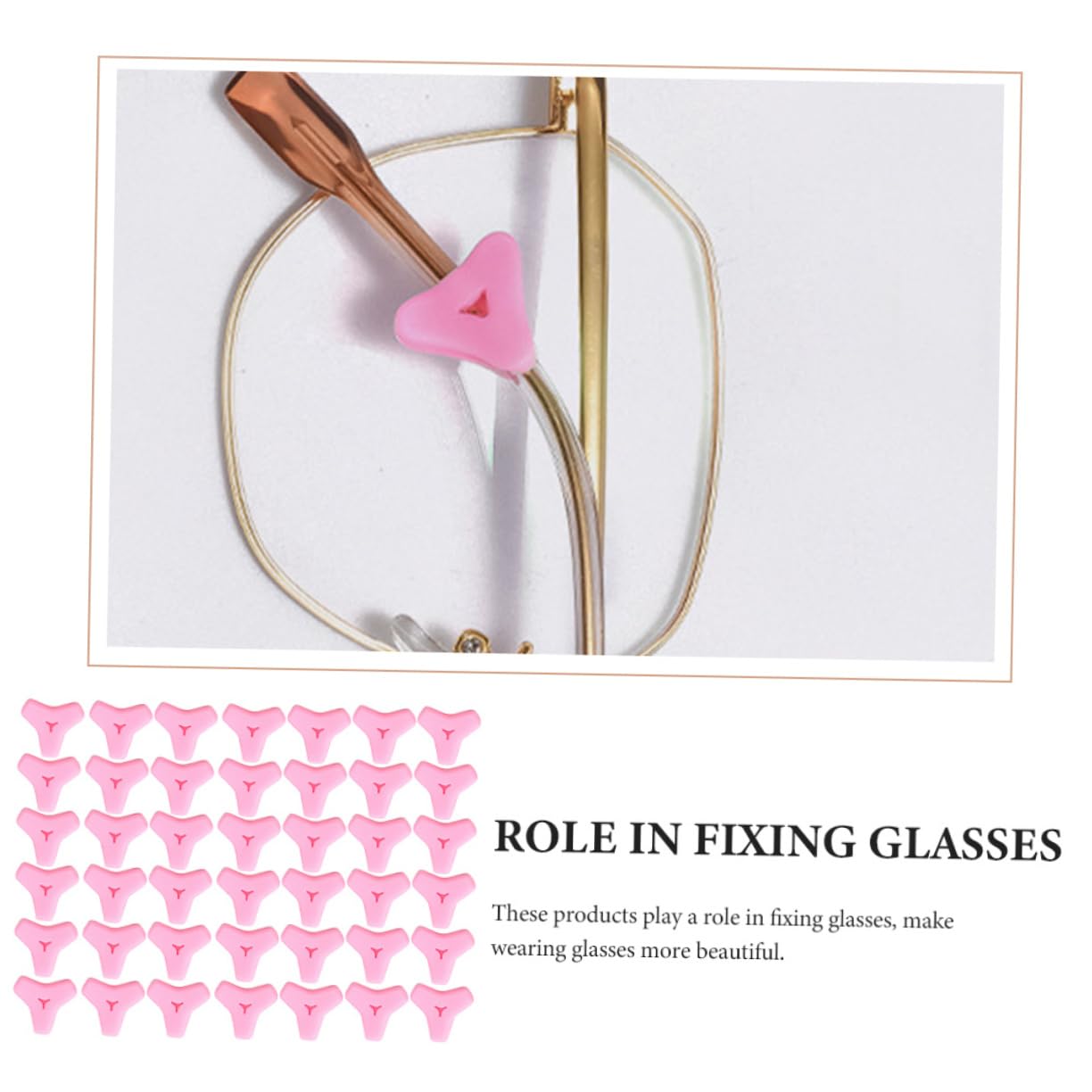 20 Pairs Non-Slip Silicone Glasses Ear Hooks - Anti-Slip Eyewear Retainers for Sports, Reading & Daily Use - Comfortable Nose Pads for Glasses & Sunglasses Accessories