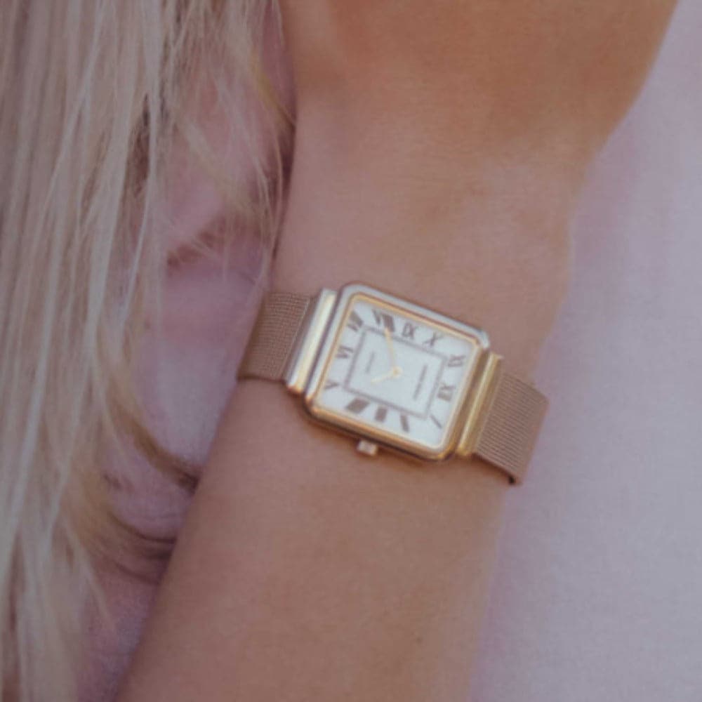 Aries Gold Enchant Isabella Women's Watch - L 5032Z RG W - Elegant Rose Gold Timepiece for Women | Perfect for Office, Party & Special Occasions