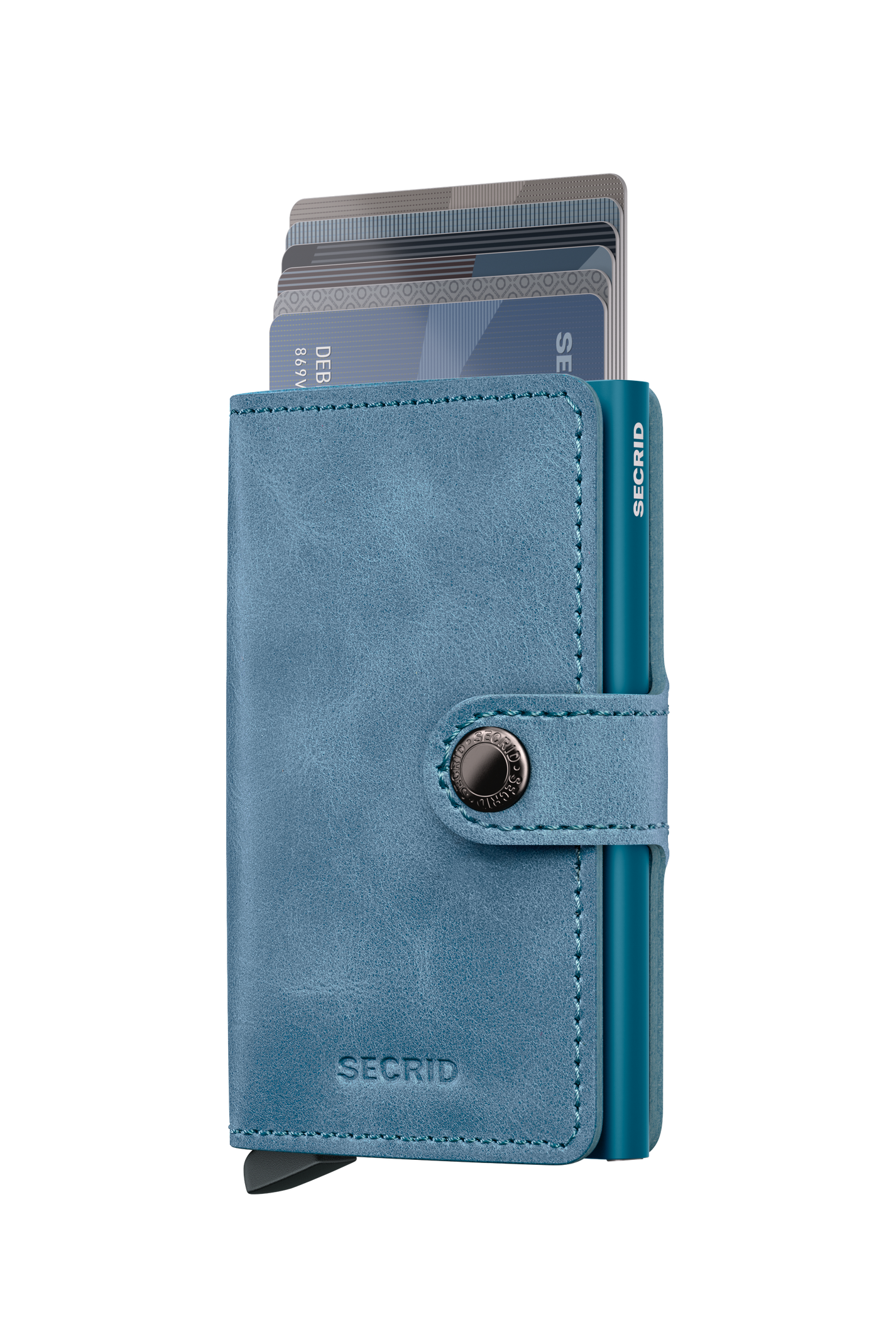 SECRID Vintage Leather Mini Wallet for Women & Men - RFID Blocking Slim Card Holder - Perfect for Travel, Business & Everyday Use