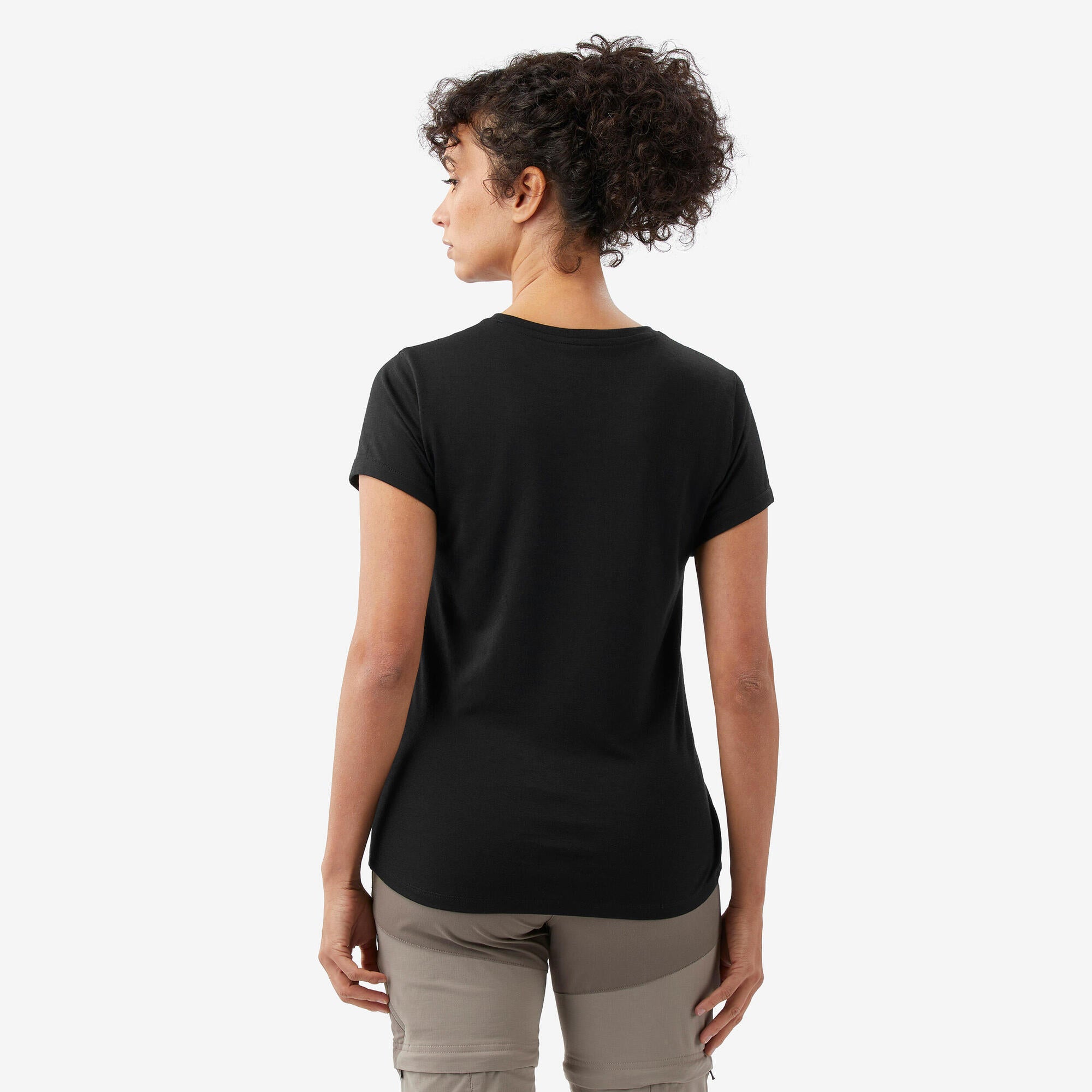 Simond Women's TRAVEL 900 100% Merino Wool T-Shirt - Soft & Breathable Travel & Outdoor Tee for Hiking, Camping & Everyday Wear