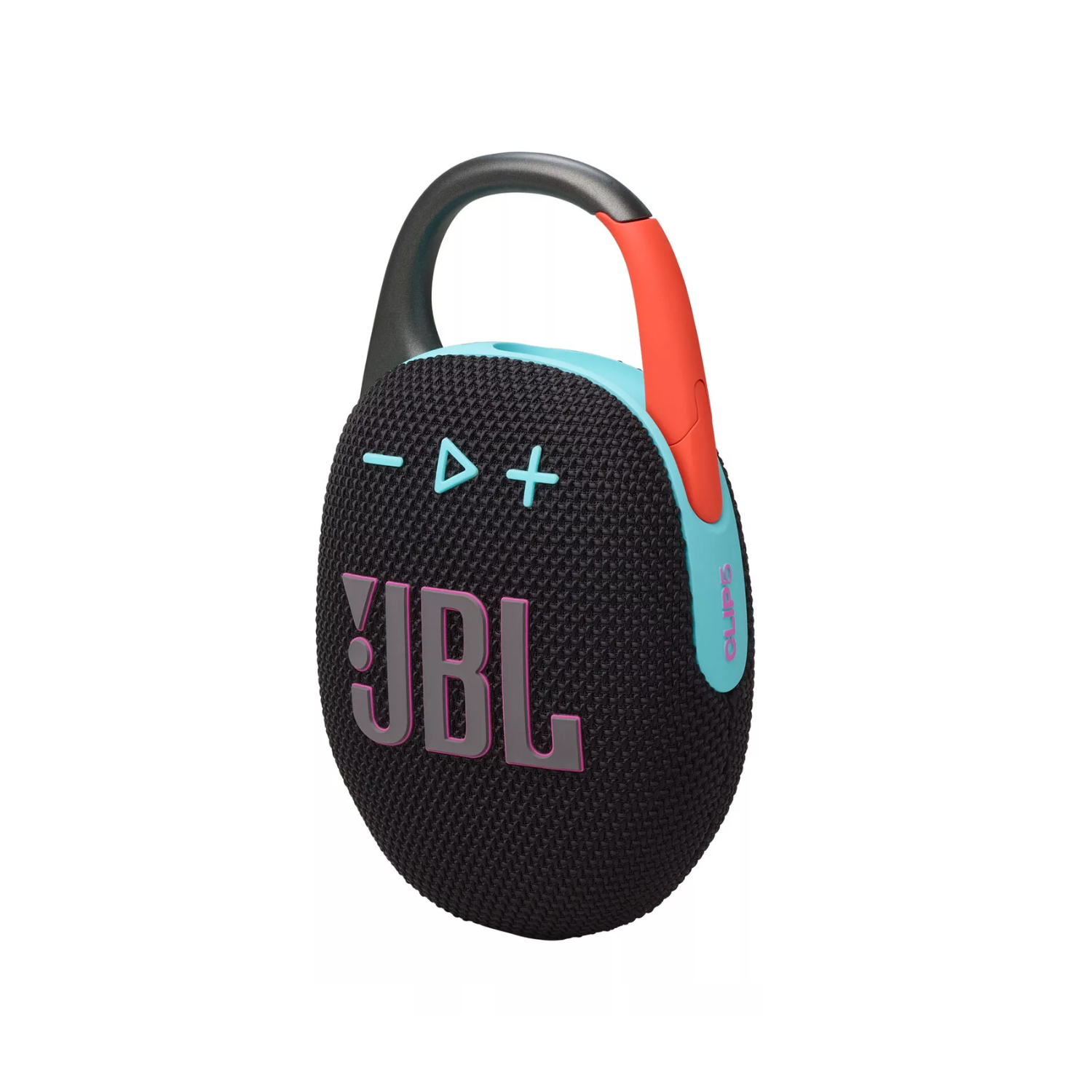 JBL Clip 5 Portable Bluetooth Speaker - Waterproof, Wireless, with Carabiner (Black & Orange) - Perfect for Outdoor Adventures, Beach, Hiking & Travel