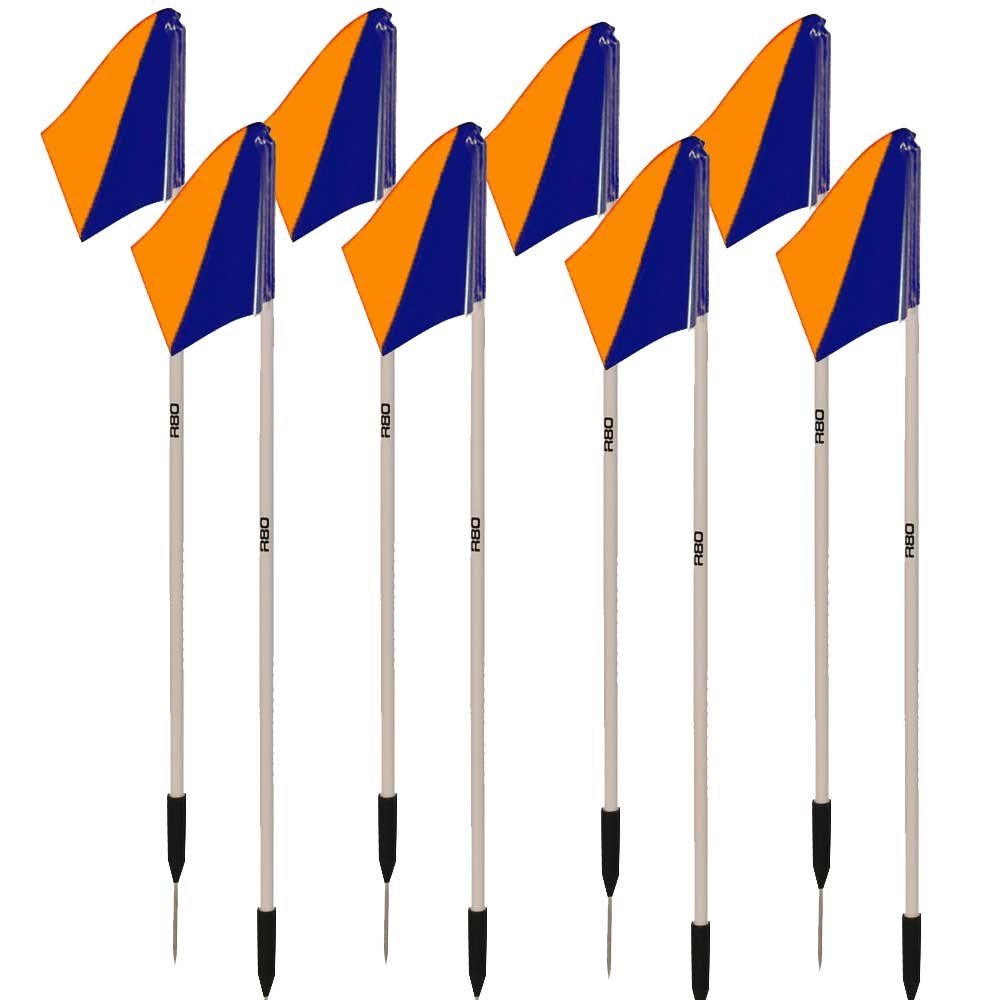 Premium Sideline Pole with Custom Club Colors Flag Sets - Perfect for Football, Soccer, and Sports Team Fan Support