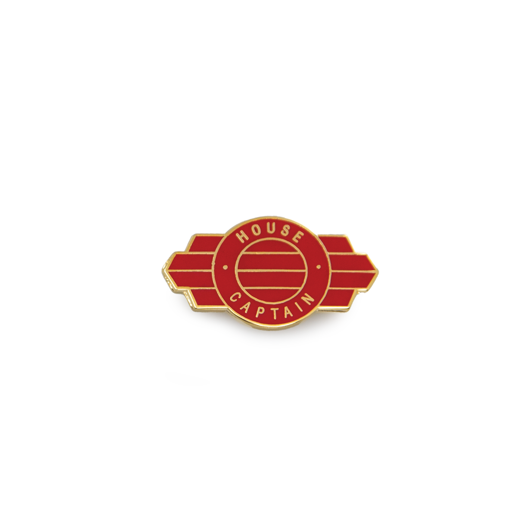 House Captain Badge - Premium Quality Student Leadership Badge for School Prefects & Monitors - Perfect for Award Ceremonies, Student Council Events & Classroom Recognition