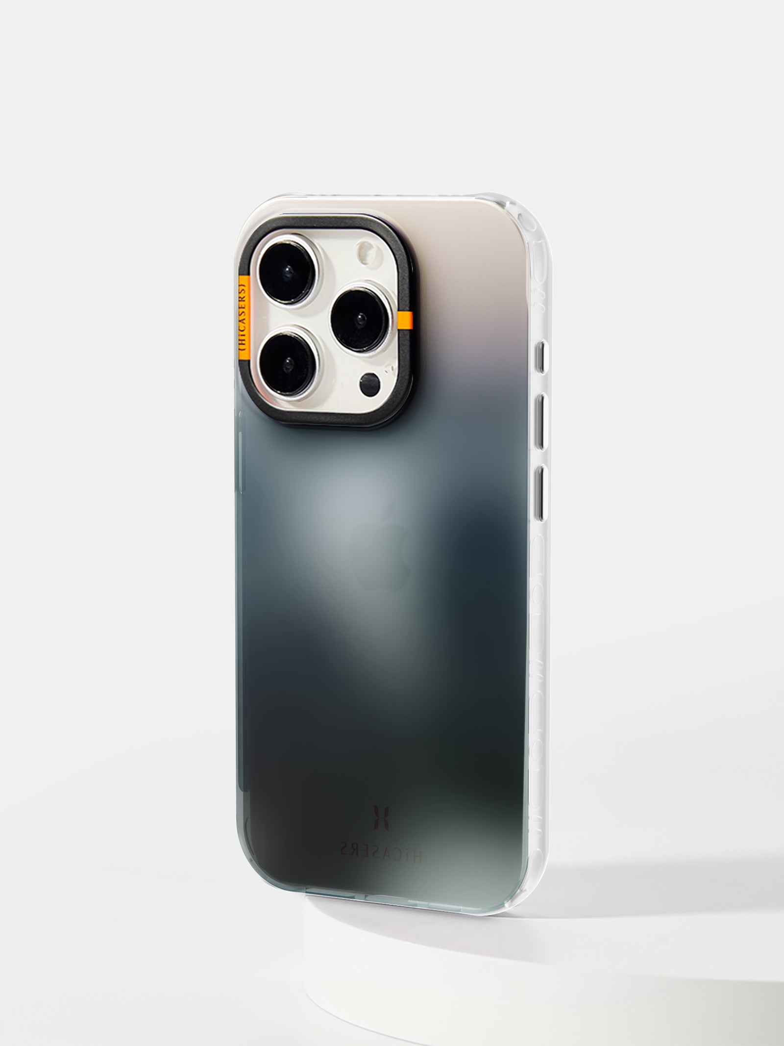 Monochrome Radiance Iridescent Phone Case - Sleek Black Protective Cover for iPhone & Samsung | Perfect for Everyday Use & Stylish Outfits