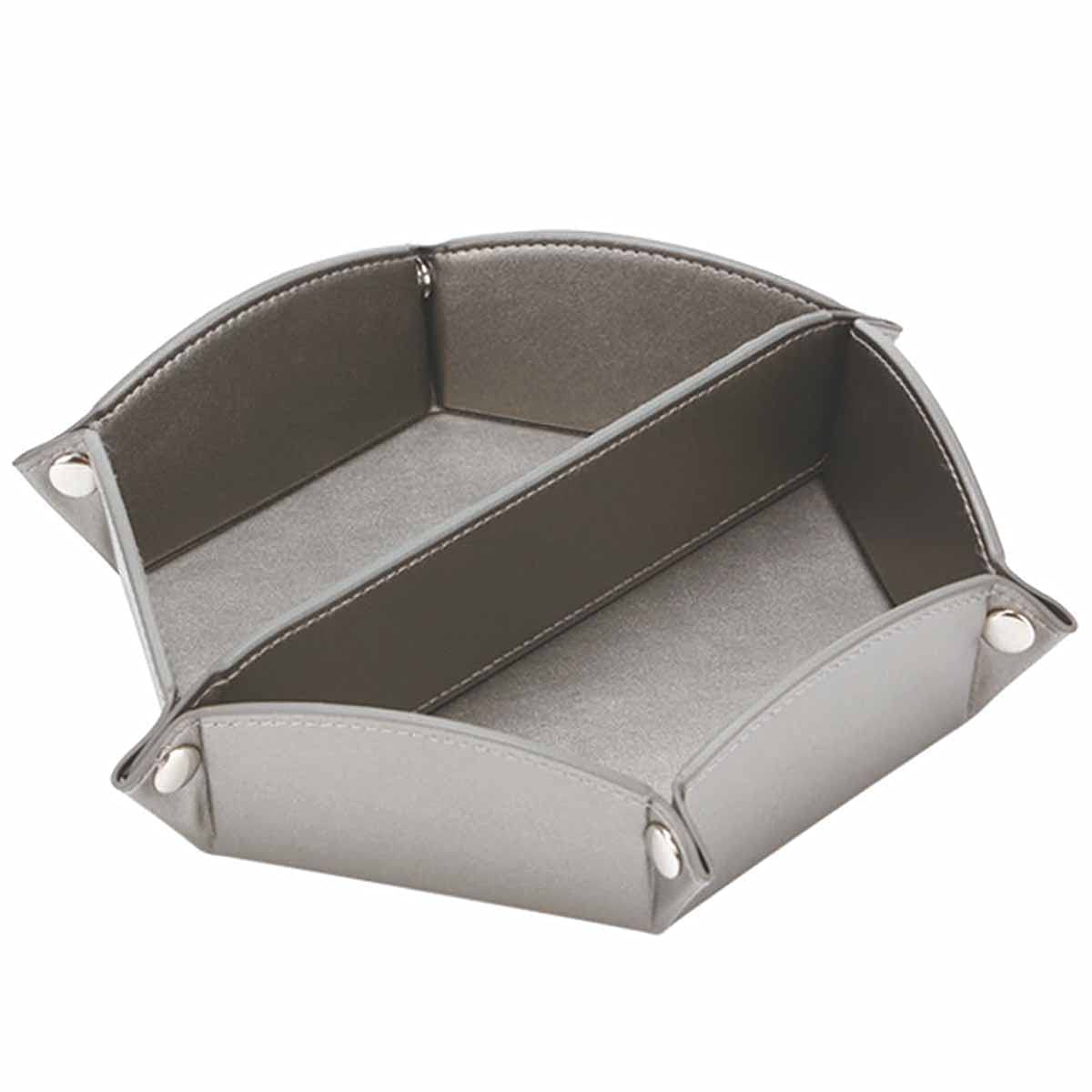 LISRSC Valet Tray - Jewelry & Watch Organizer for Dresser | Gun Color