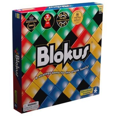 Blokus Classic Strategy Board Game for Family & Friends - Fun & Educational Game Night Activity for Kids & Adults