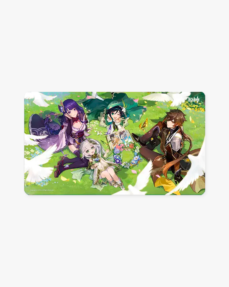 Genshin Impact© Gaming Mouse Pad - 2nd Anniversary Edition - Non-Slip Desk Mat for PC, Laptop, Office & Gaming Setup