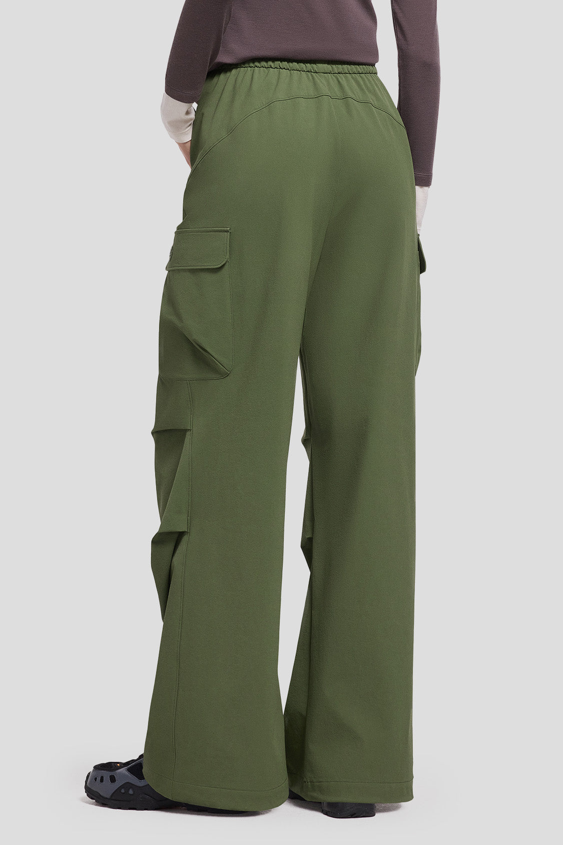 WindFree Women's Cargo Paratrooper Pants - Tactical Military Joggers with Multiple Pockets for Outdoor Hiking, Camping & Streetwear Fashion