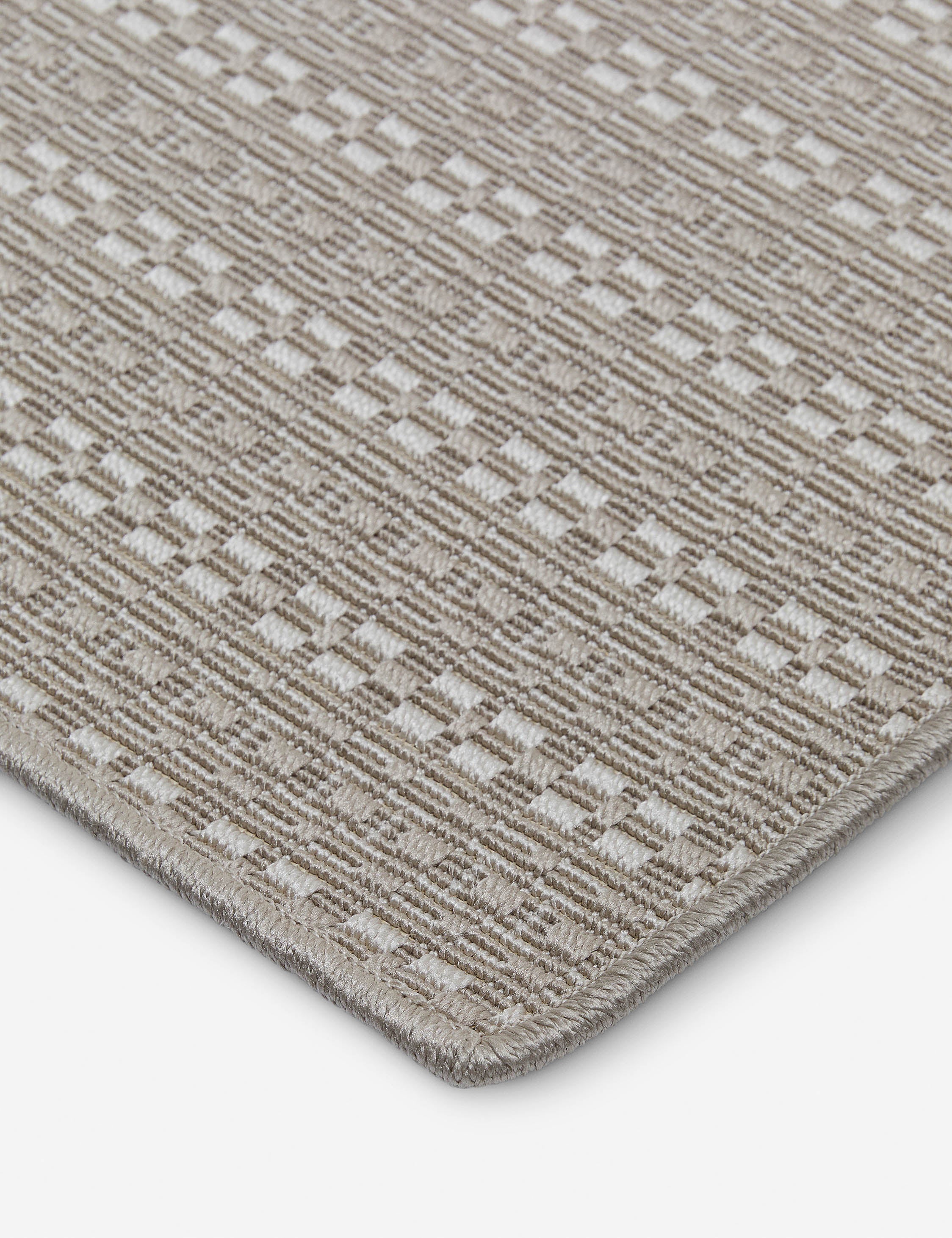 Custom Champagne Tannis Indoor/Outdoor Rug - Soft Non-Slip Area Carpet for Living Room, Bedroom, Patio & Deck Decor