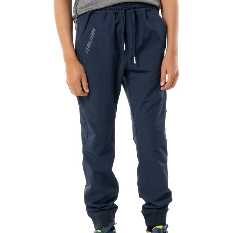 Bauer Team Woven Jogger Pants for Youth - Comfortable Athletic Joggers for Boys & Girls - Perfect for School, Sports, and Casual Wear