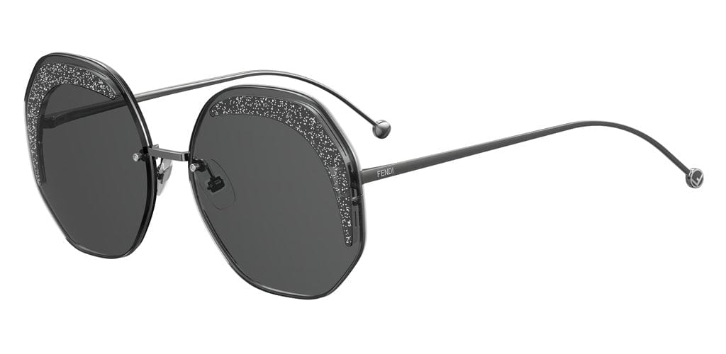 FENDI FF 0358/S KB7 6319 Sunglasses for Women - Luxury Designer Shades with UV Protection - Perfect for Beach, Driving & Fashion Outfits