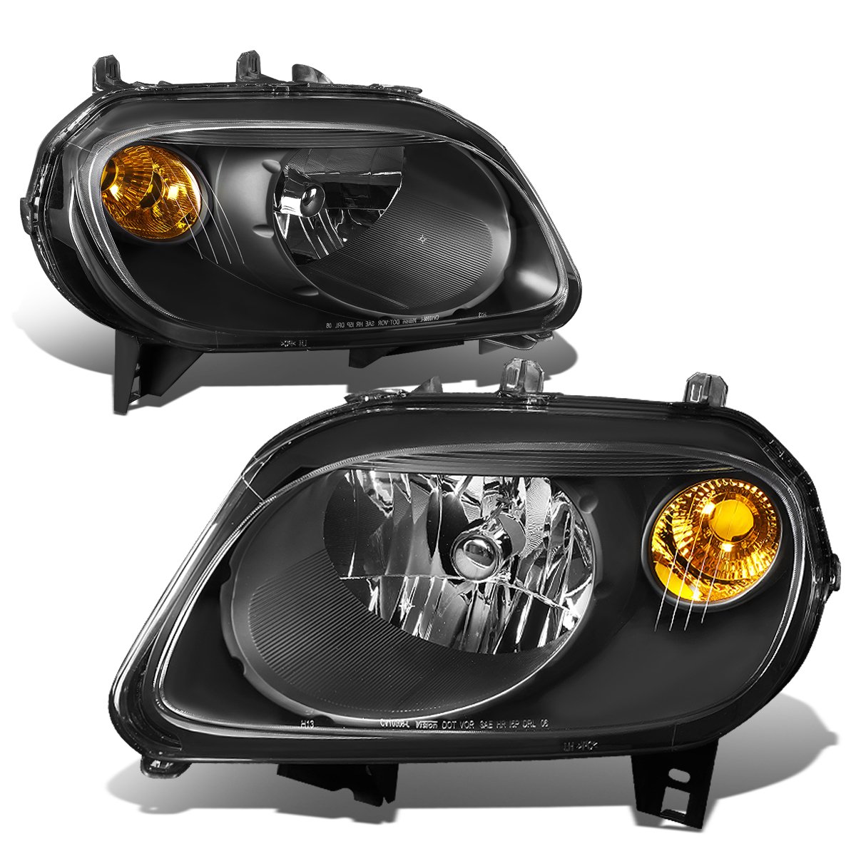 DNA Motoring LED DRL Front Bumper Headlights - Replacement Daytime Running Lights for Cars & Trucks - Upgrade Your Vehicle's Style & Safety (Perfect for Daily Commuting & Night Driving)