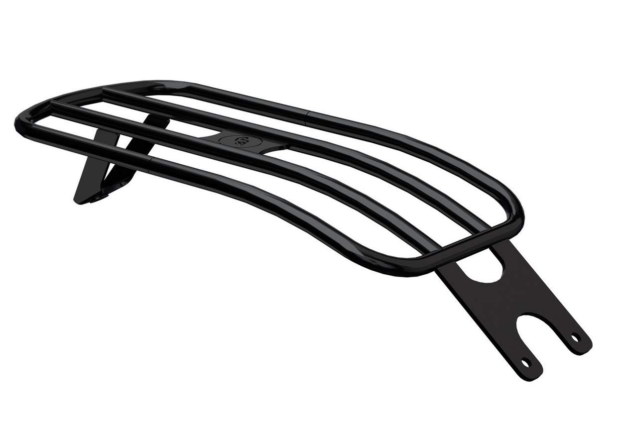 Genuine Indian Scout & Scout Sixty Black Solo Luggage Rack (2015-2022) | Polaris 2885133-266 | Motorcycle Accessories for Storage & Travel