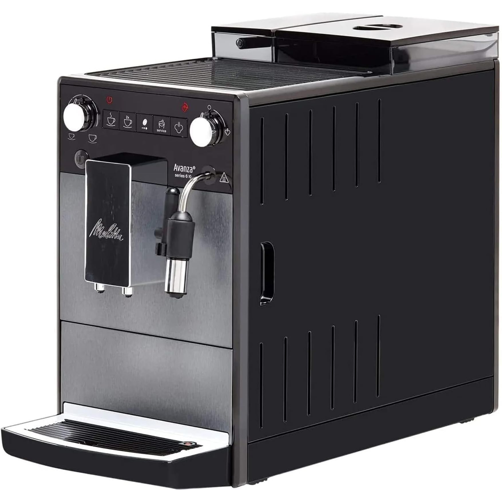 Melitta Fully Automatic Coffee Machine - Avanza Series 600, Stainless Steel, 1450W, 1.5L Capacity for Home & Office Use | Perfect for Espresso, Latte & Cappuccino Lovers