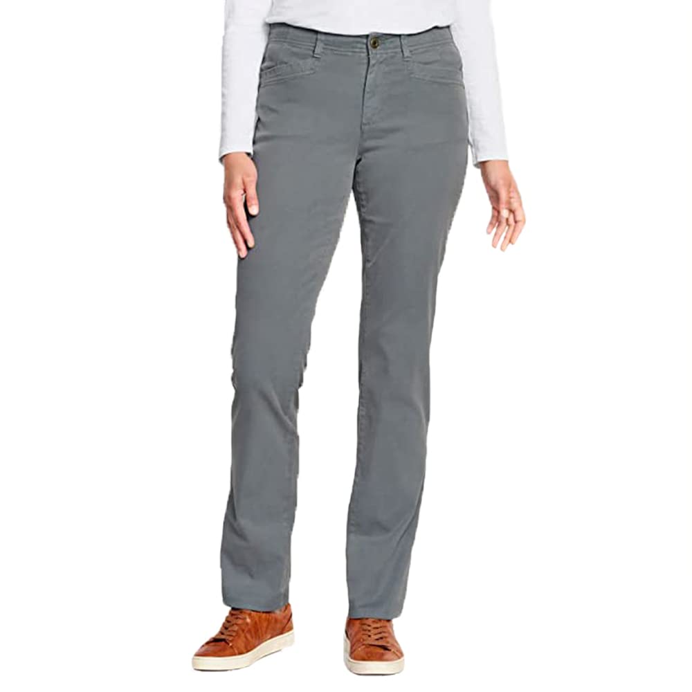 Orvis Women's Everyday Chino Pants - Natural Fit Straight-Leg Comfortable Casual Trousers for Work, Office & Travel | Durable & Stylish