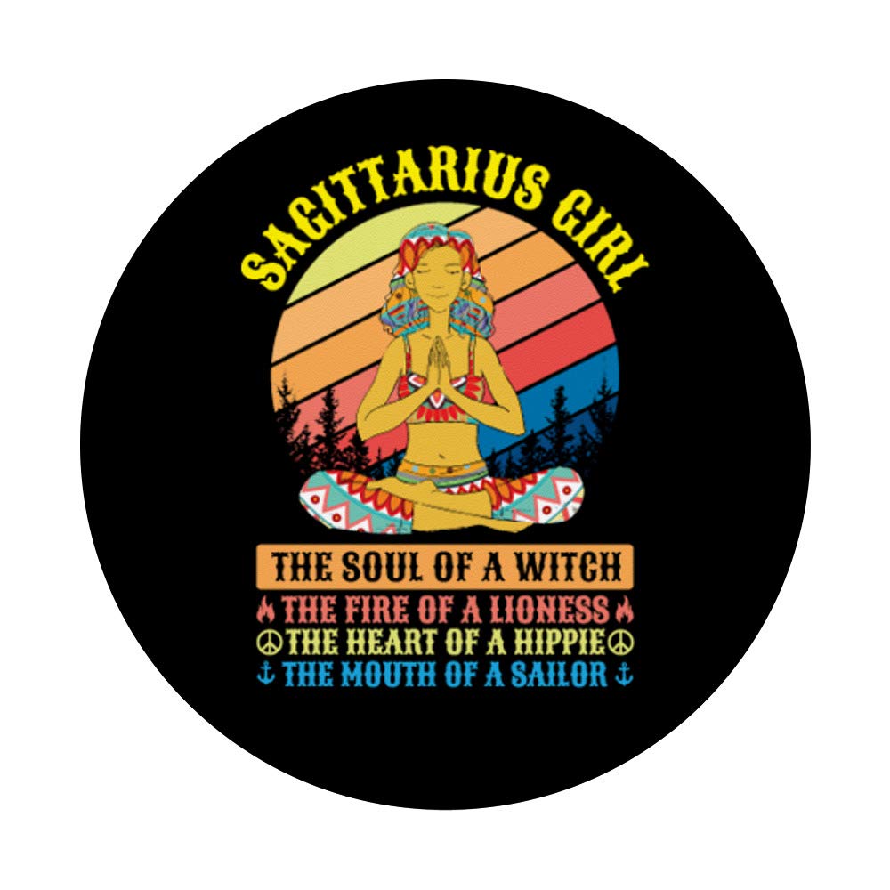 Sagittarius Zodiac Sign PopSockets PopGrip - Swappable Phone & Tablet Grip for Horoscope Lovers | Perfect for Astrology Fans, Phone Accessories, and Daily Use