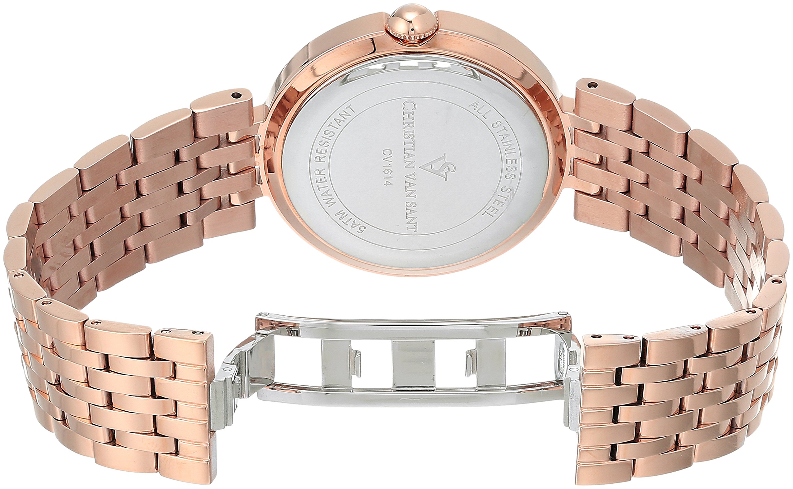 Elegant Rose Gold Women's Watch - CV1614 Jasmine Analog Quartz Timepiece for Casual, Office & Special Occasions