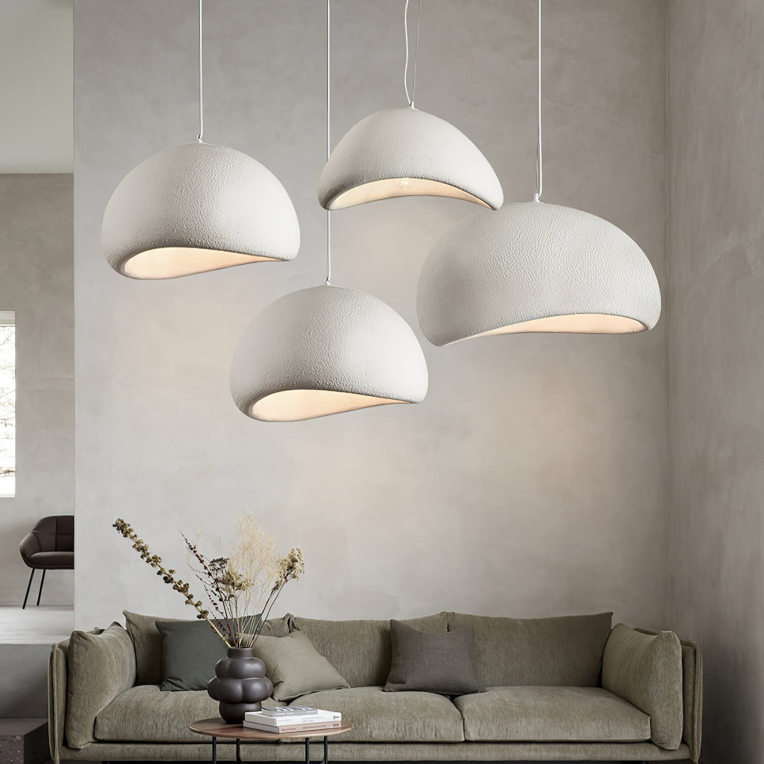 Modern Cloud Pendant Light Fixture - Stylish Hanging Ceiling Lamp for Living Room, Bedroom & Dining Area - Perfect for Home Decor and Ambient Lighting