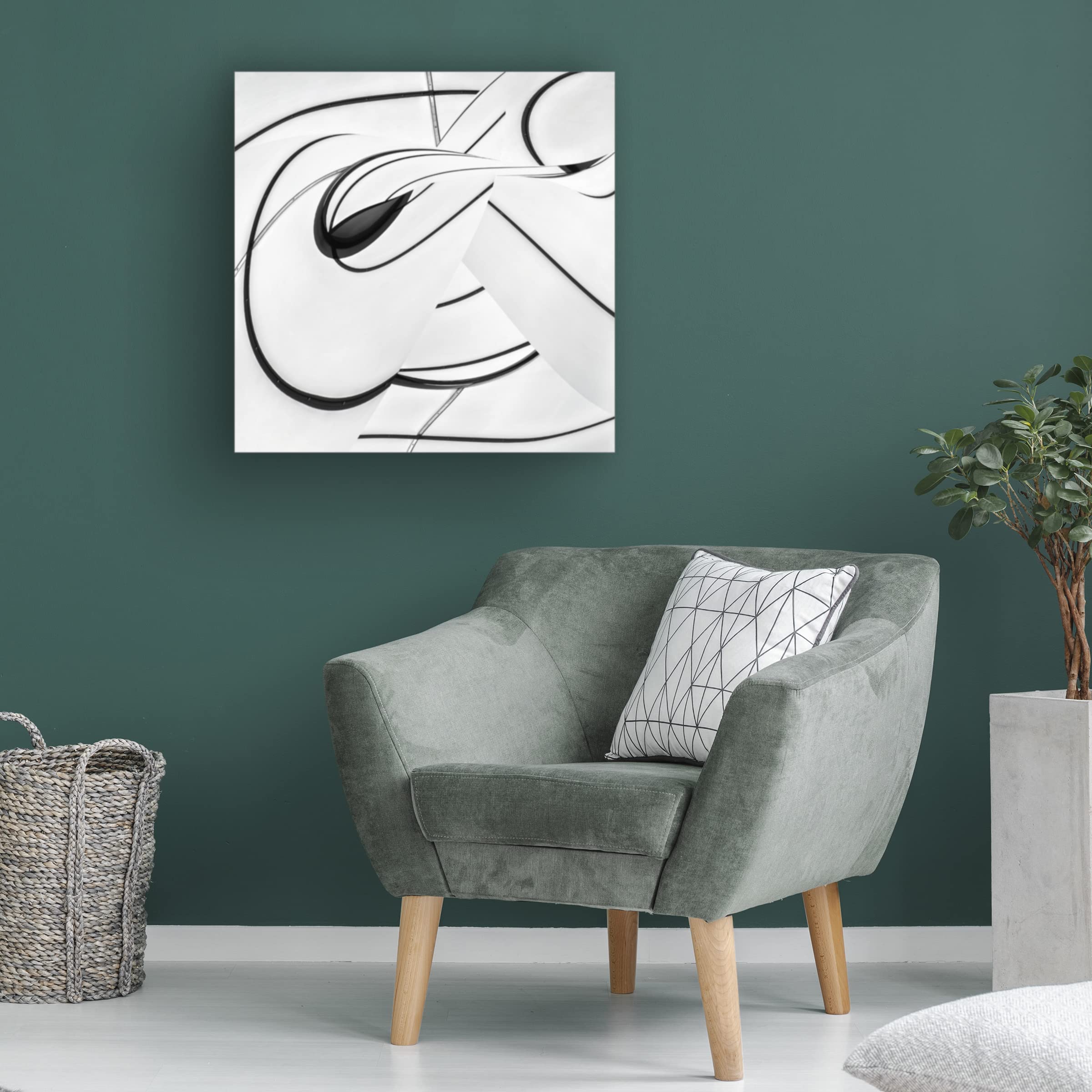 Trademark Fine Art 'Optimist' Canvas Wall Art by Gilbert Claes - Modern Home Decor for Living Room, Bedroom & Office