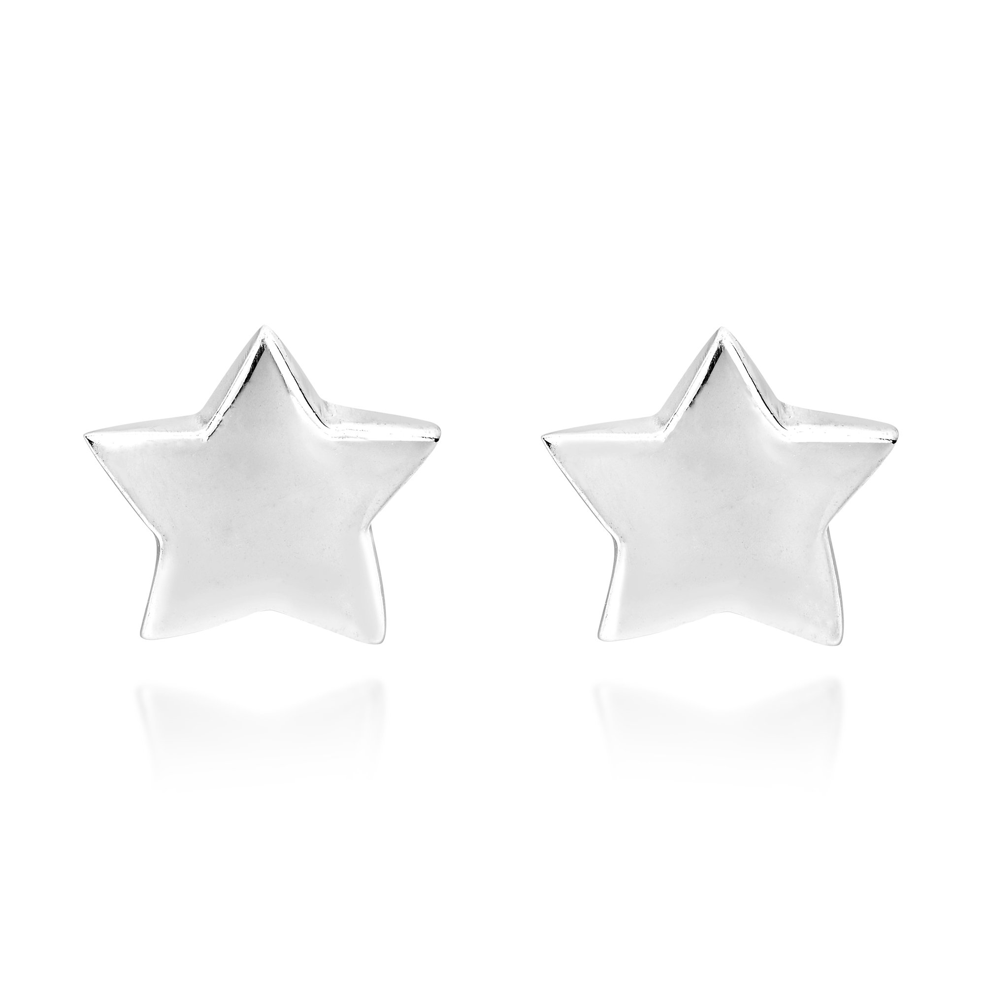 AeraVida Minimalist Star 925 Sterling Silver Stud Earrings for Women - Dainty & Elegant Star Earrings for Everyday Wear, Gift Giving & Special Occasions