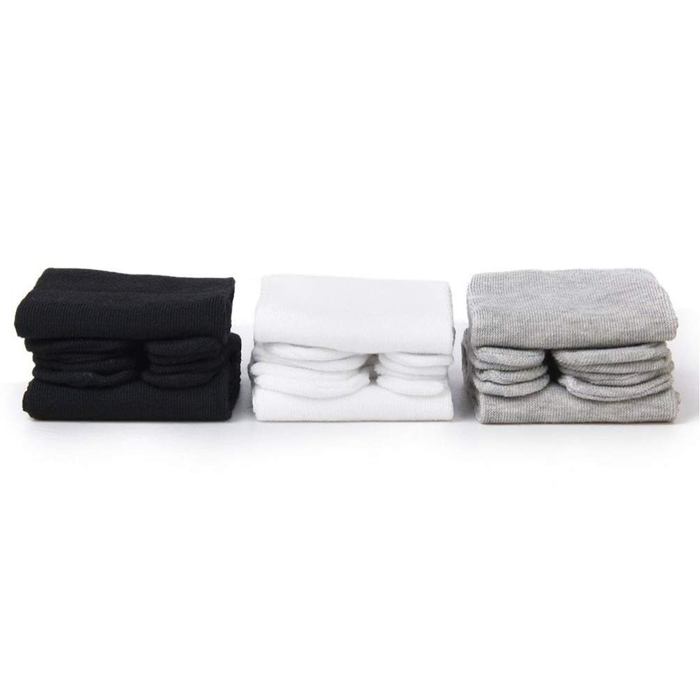 Breathable Tabi Toe Socks for Men & Women - 3 Pairs (White, Grey, Black) - Split Toe Design for Sandals, Yoga & Indoor Activities - Comfortable Elastic Casual Socks