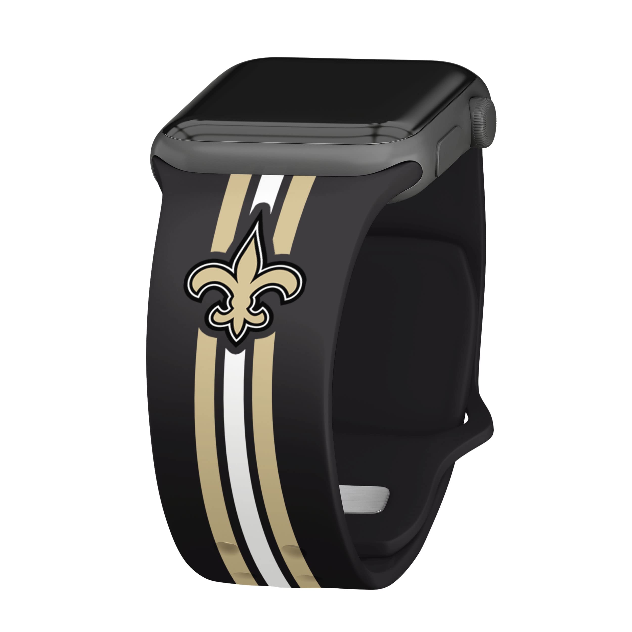 New Orleans Saints HD Apple Watch Band - Compatible with All Apple Watch Models - Perfect for Game Day, Sports Fans & Team Spirit Accessories