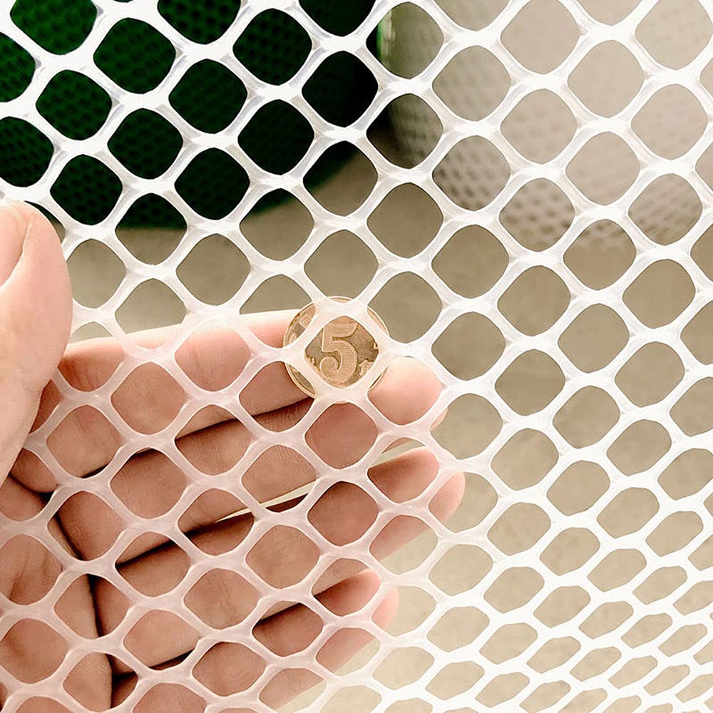 1.5x4m Heavy Duty Plastic Poultry Fence Netting - 1.2cm (0.47