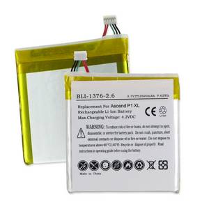 Original Huawei Ascend P1 XL U9200E 3.7V 2600mAh Li-Polymer Replacement Battery - Compatible with Smartphones, Tablets & Portable Devices - Long Lasting Power for Work, Travel & Outdoor Activities