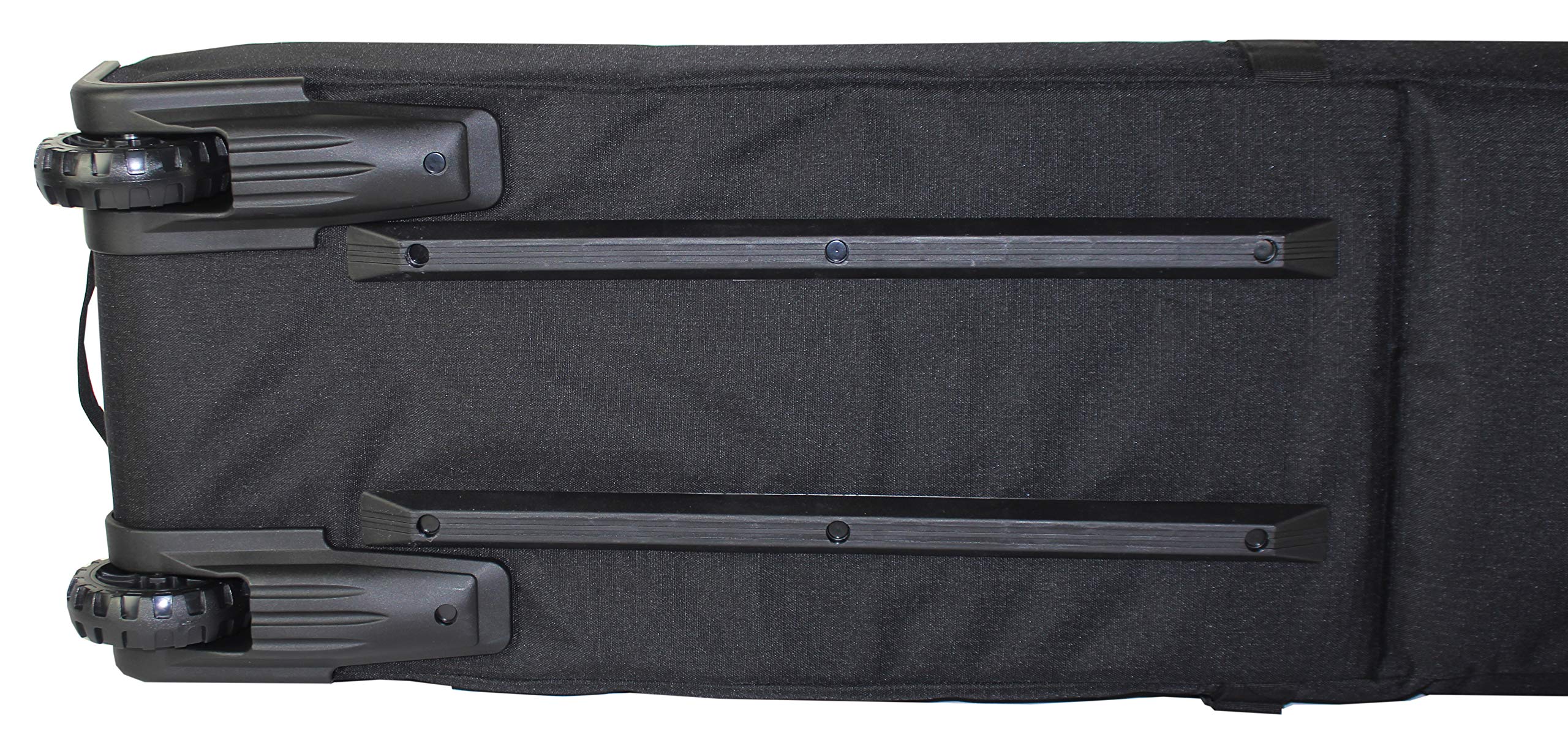 Premium Wheeled Ski Bag with Padded Protection - Double Roller Travel Luggage for Skis & Snowboards - Perfect for Air Travel & Winter Sports Gear Storage