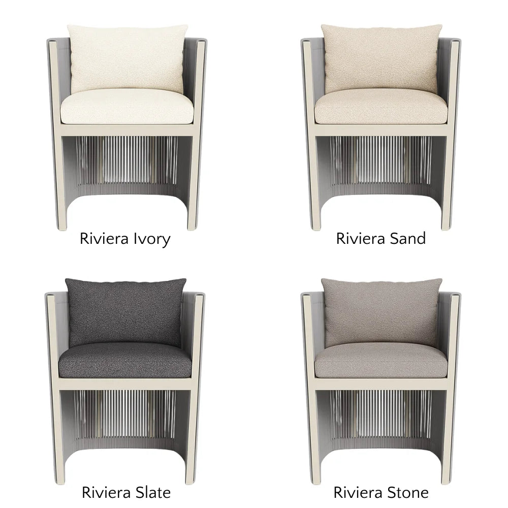 Antigua Outdoor Dining Armchair - Weather-Resistant Patio Chair for Garden, Poolside & Restaurant Use - Comfortable & Durable All-Weather Furniture
