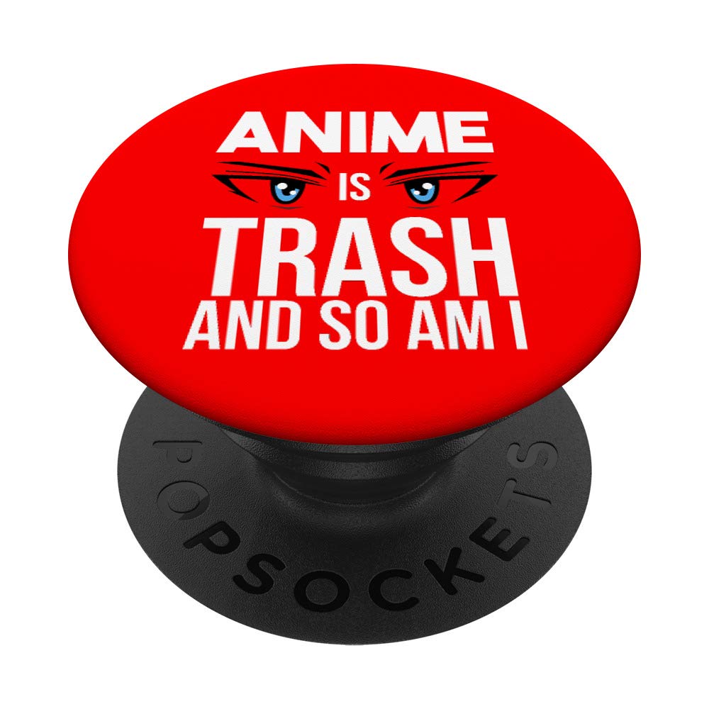 Anime PopSockets Grip & Stand for iPhone & Android - Otaku Fan Phone Holder for Tablets & Smartphones - Perfect for Watching Anime & Gaming