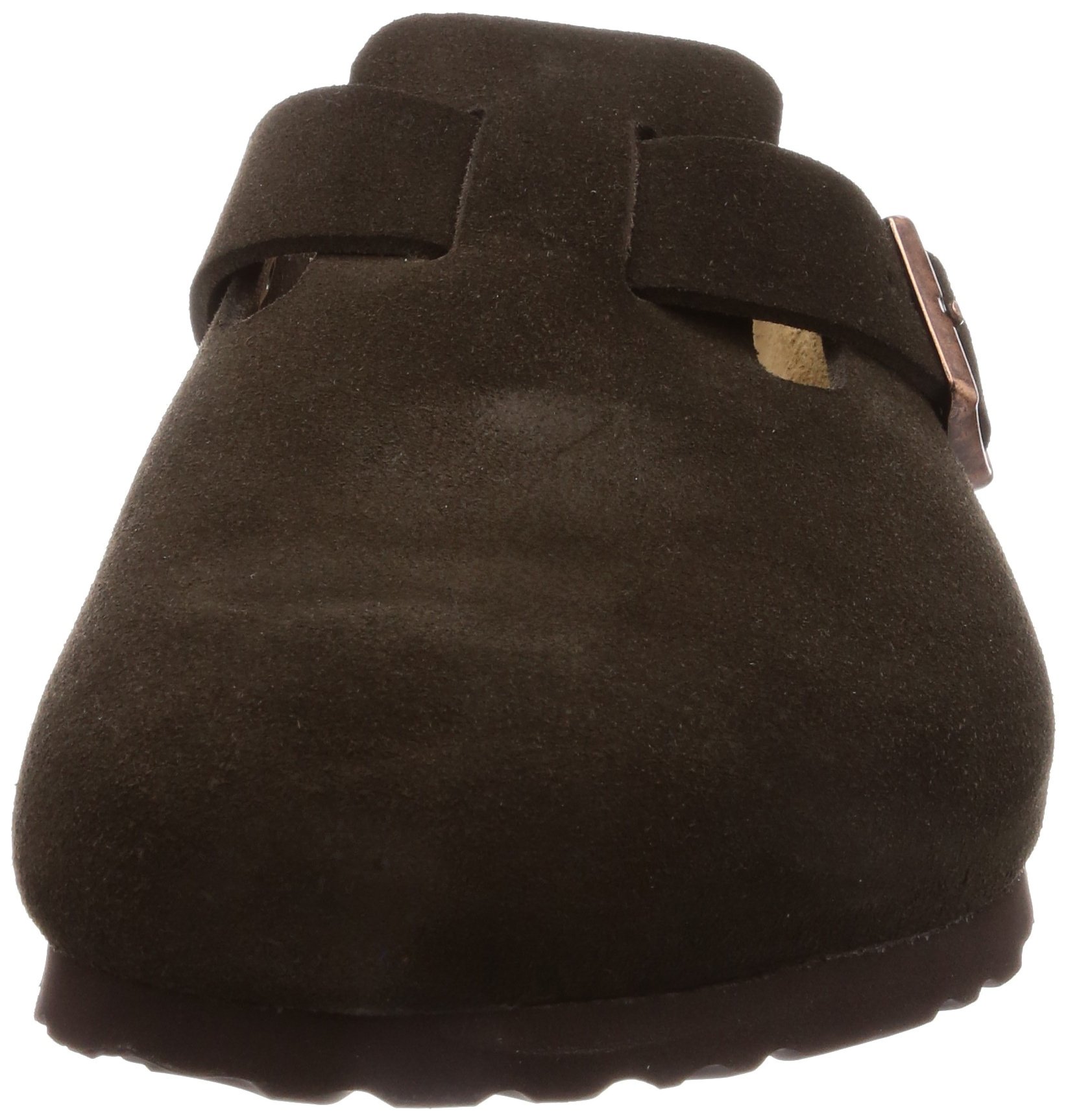 Birkenstock Men's Boston Soft Footbed Clogs - Comfortable Slip-On Shoes in Mocha Brown, Size 9 Medium US - Perfect for Casual Wear, Home & Office Comfort