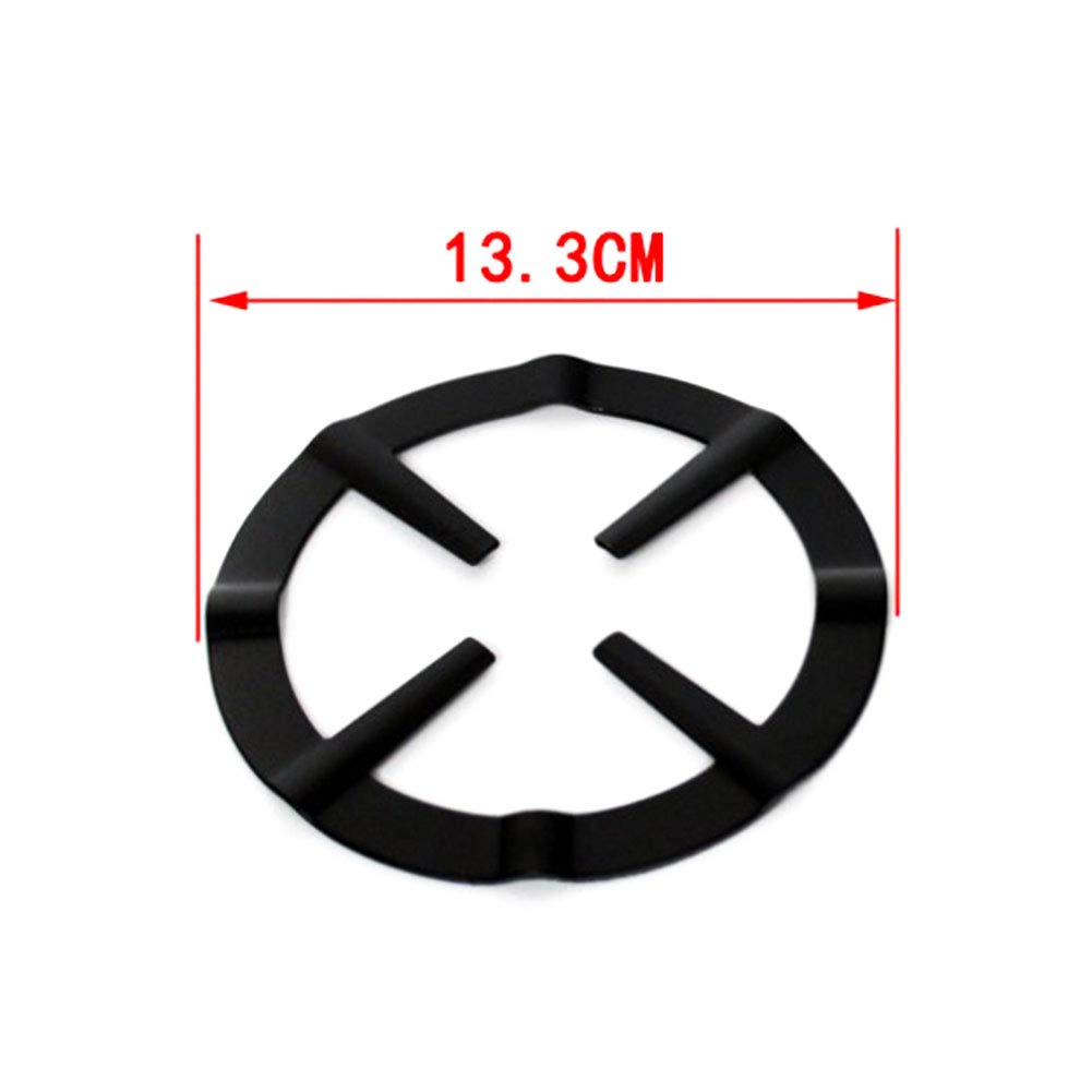 5 Inch Aluminum Gas Stove Reducer Ring - Compatible with Moka Pot, Coffee Maker & Cookware - Durable Stovetop Support Shelf for Simmering & Brewing - Perfect for Gas Hob, Camping & Kitchen Use
