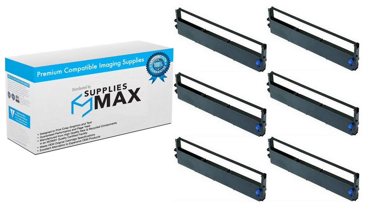 Honeywell-Bull HIP562 Black Printer Ribbon (6-Pack) - Compatible Replacement for IBM 6328829 - Ideal for Office, Retail, and Industrial Printing Needs