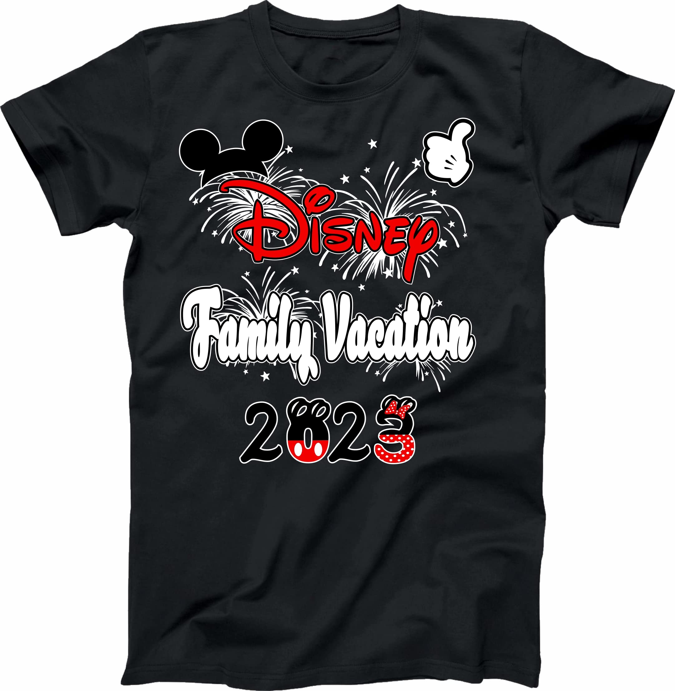 Mickey Minnie Family Matching T-Shirts 2022 - Vacation Outfits for All Ages