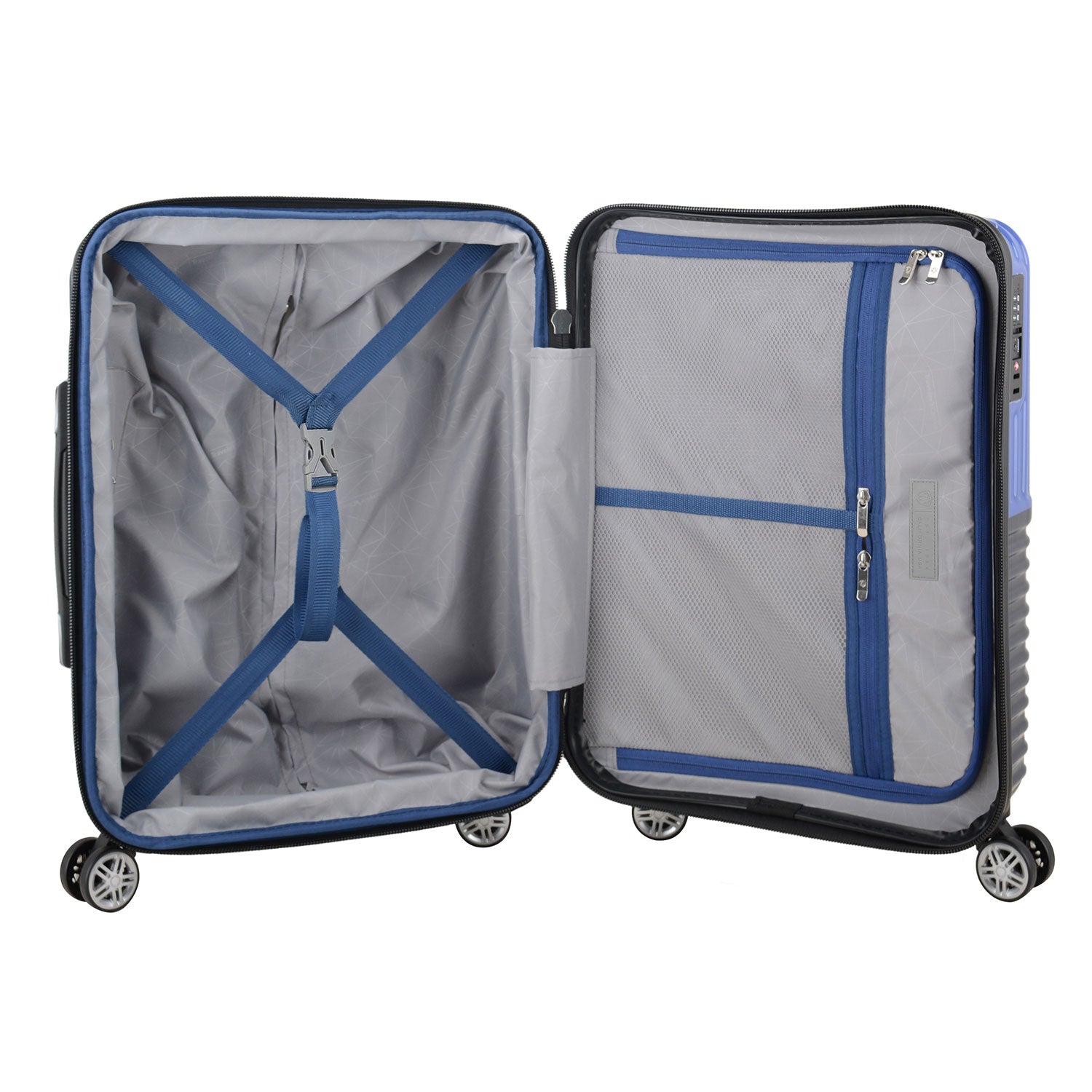 Jericho 2-Piece Luggage Set - Lightweight Spinner Suitcase with TSA Lock for Travel, Business Trips & Vacations | Durable Carry-On & Check-In Luggage
