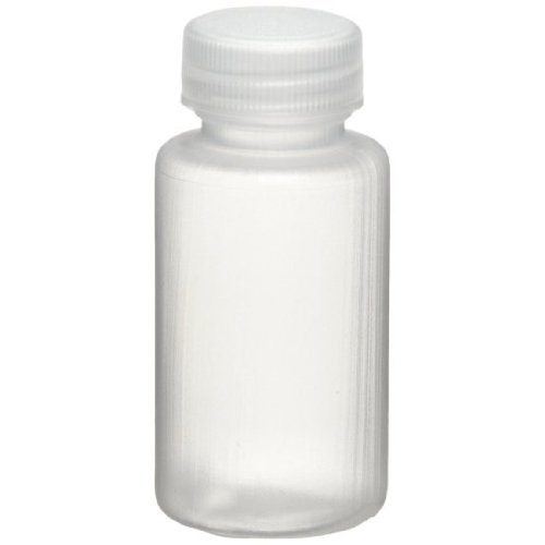 12 Pack 1 Oz HDPE Narrow Mouth Bottles - Durable Plastic Containers for Essential Oils, Spices & DIY Crafts (Case of 12) | Ideal for Home, Lab & Travel Use
