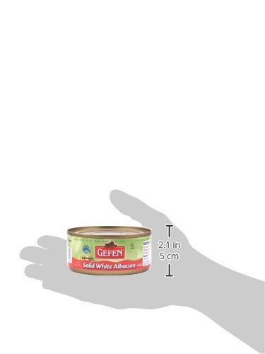 Premium Gefen Solid White Tuna in Oil - 6oz Can | High Protein, Keto & Paleo Friendly | Perfect for Salads, Sandwiches & Quick Meals