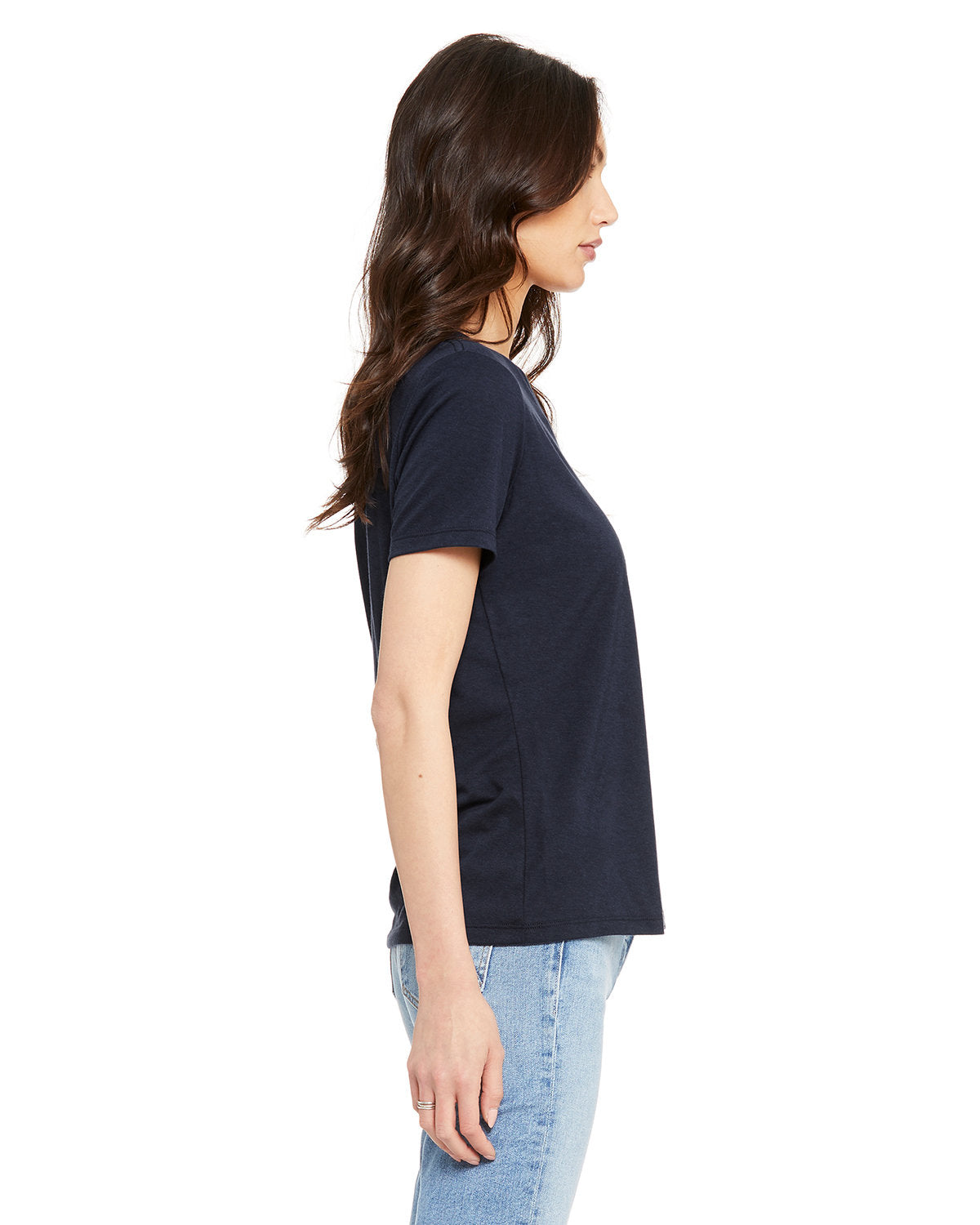 Bella + Canvas 6405 Women's Relaxed Fit Jersey V-Neck T-Shirt - Soft & Comfortable Casual Tee for Everyday Wear, Workout, and Layering