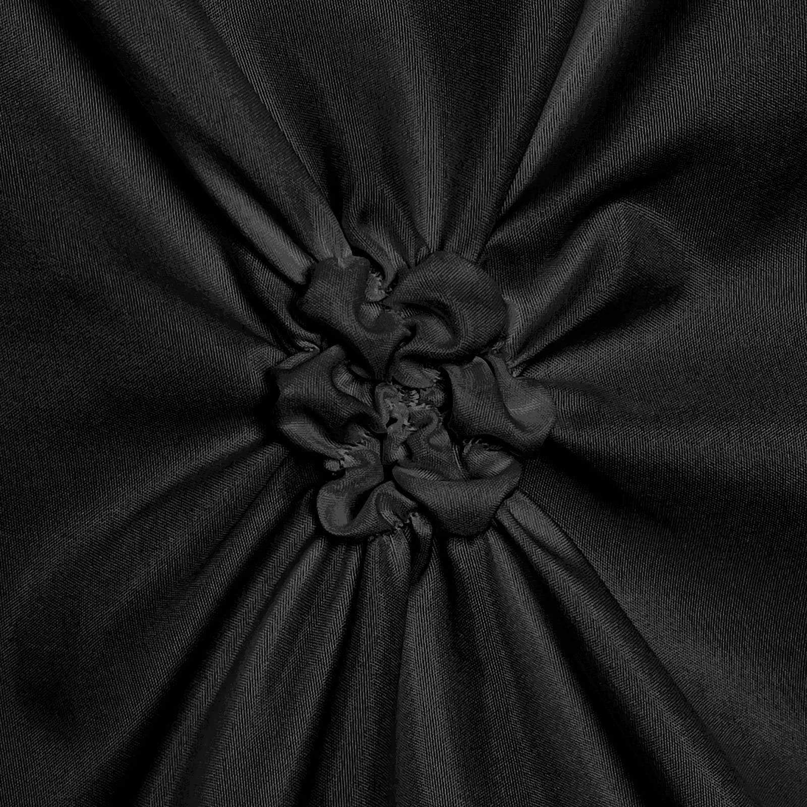 Luxury Black Shower Curtain - Water Repellent Bathroom Curtain 72x72 Inches, Elegant Hotel & Spa Style for Modern Bathroom Decor - Perfect for Home, Apartment, and Vacation Rental Use