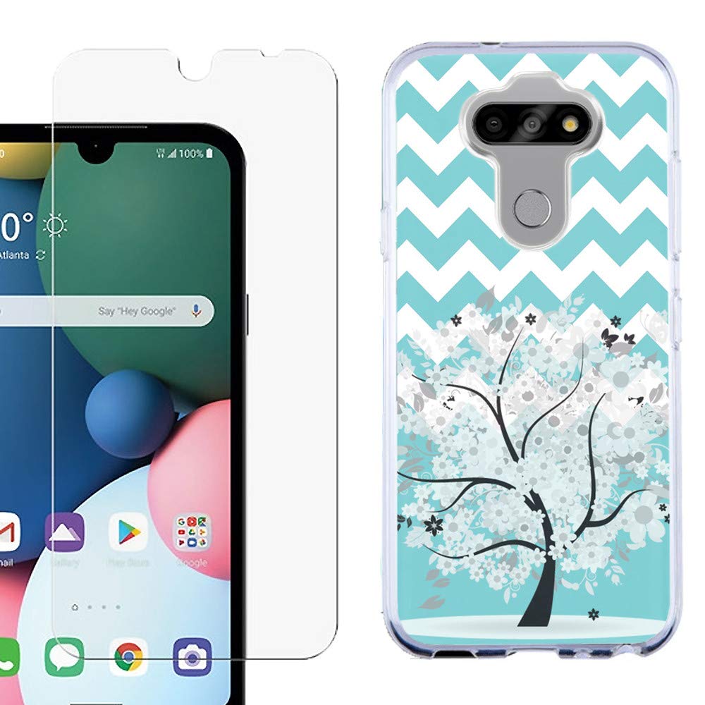 Slim-Fit LG Tribute Monarch Case with Screen Protector - Durable TPU Cover for Everyday Protection